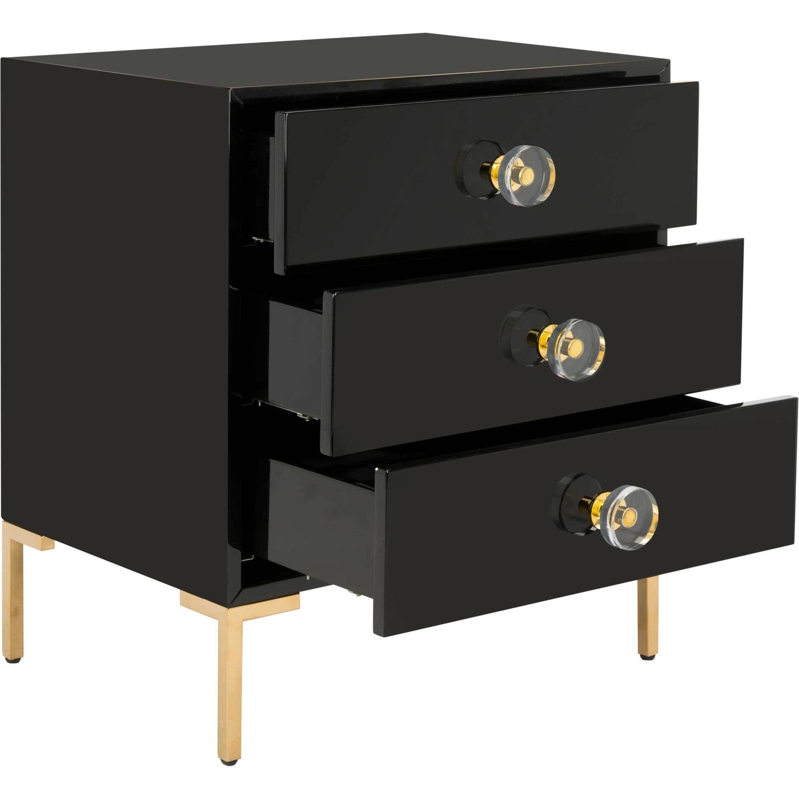 Luca 3-Drawer Side Table