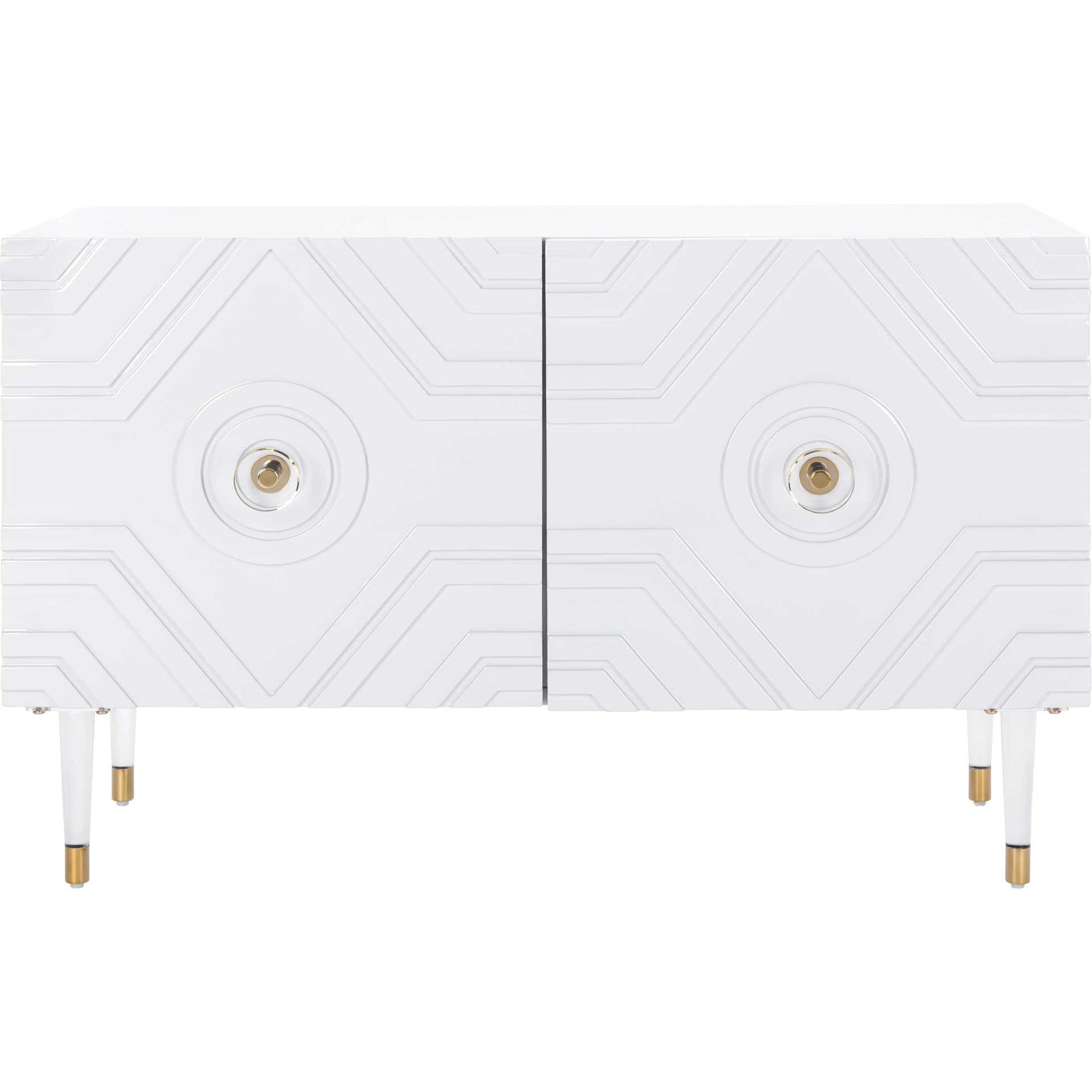 Zara Diamond Sideboard Gray/Gold