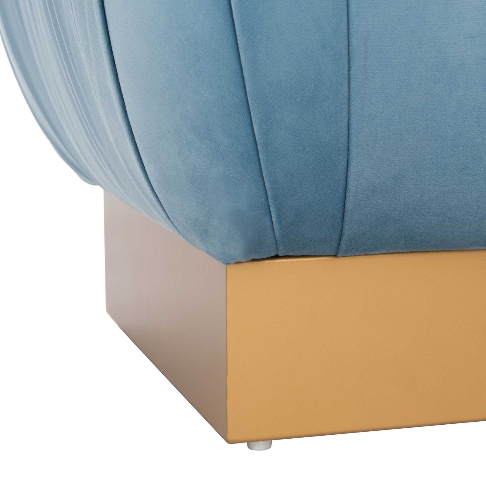 Opal Tulip Ottoman Sky/Gold