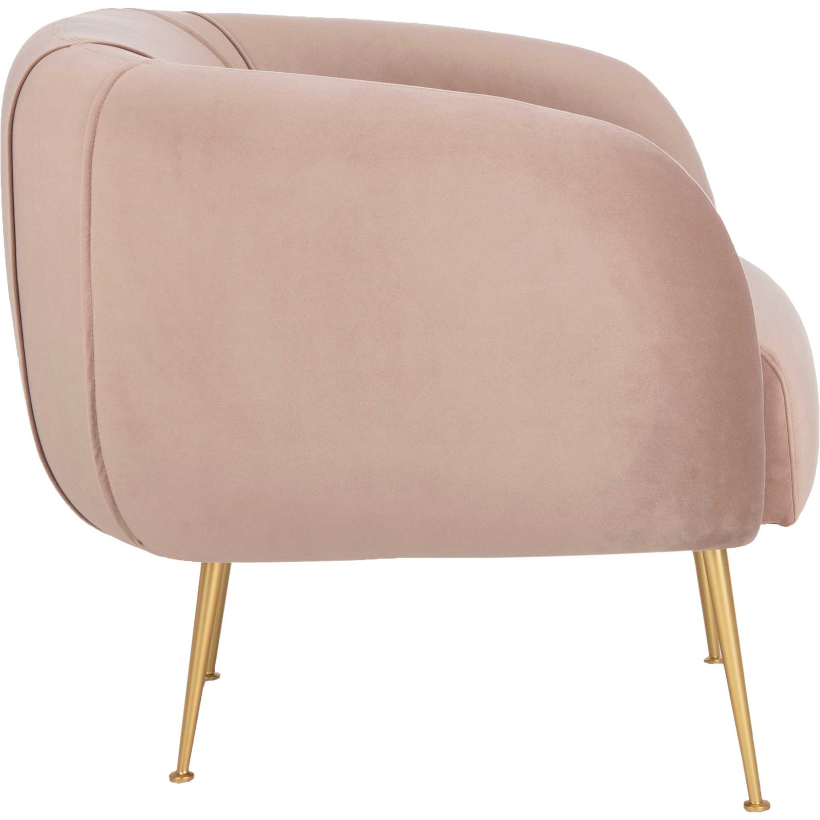 Alejandra Poly Blend Accent Chair Paul Mauve