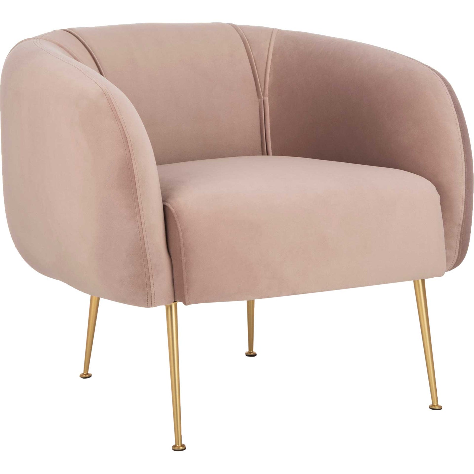 Alejandra Poly Blend Accent Chair Paul Mauve