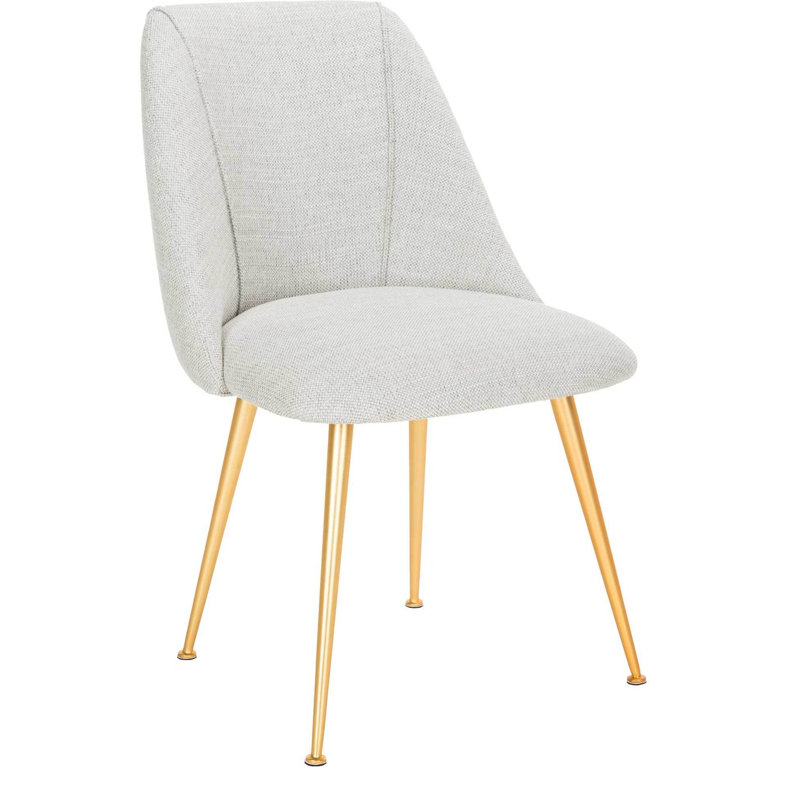 Forrest Side Chair Light Gray/Gold
