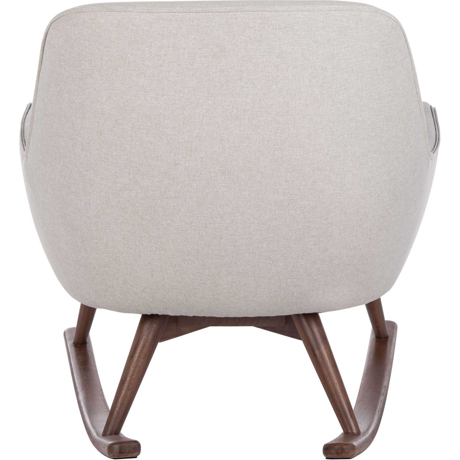 Marquis Mid-Century Rocking Chair Light Gray