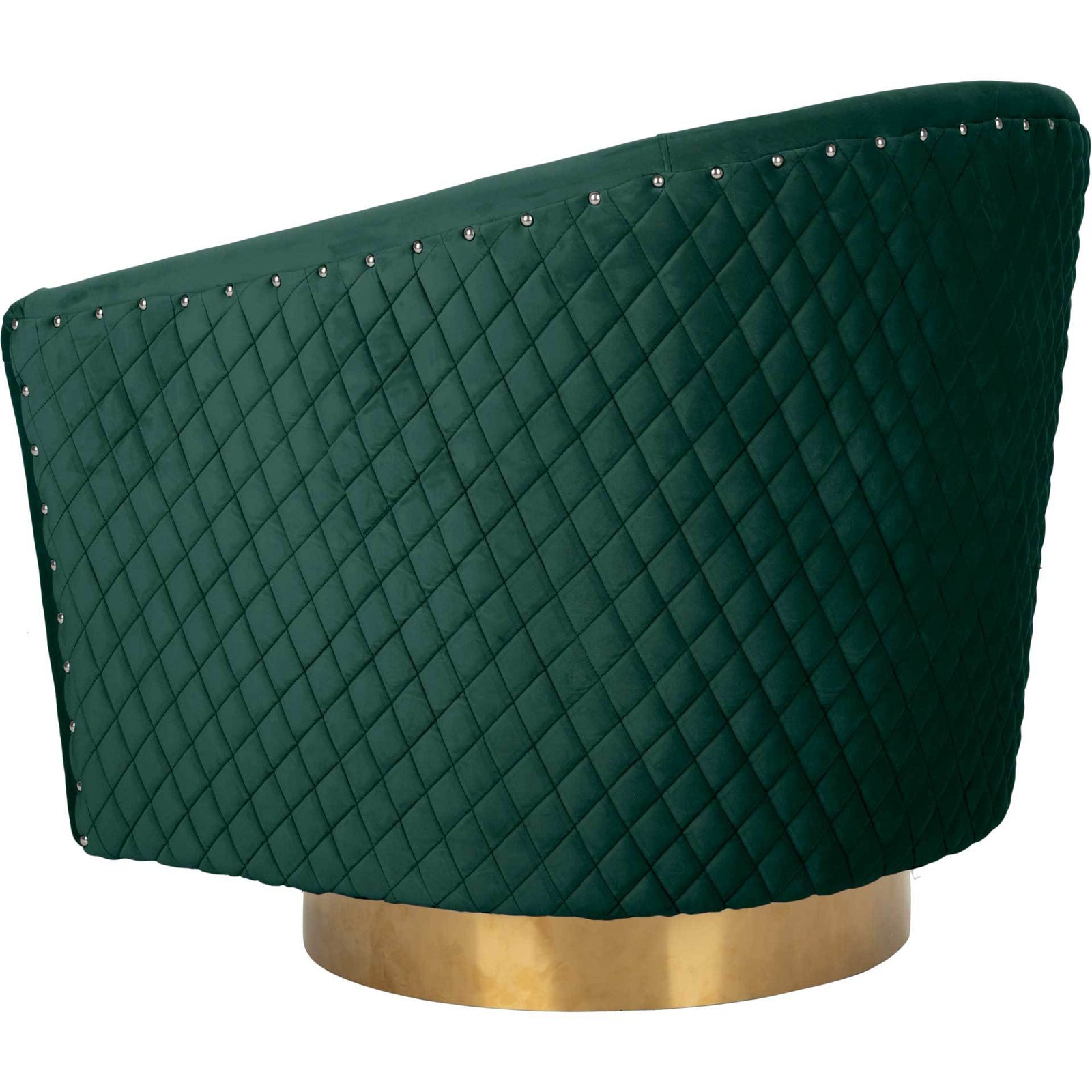 Clarissa Quilted Swivel Tub Chair