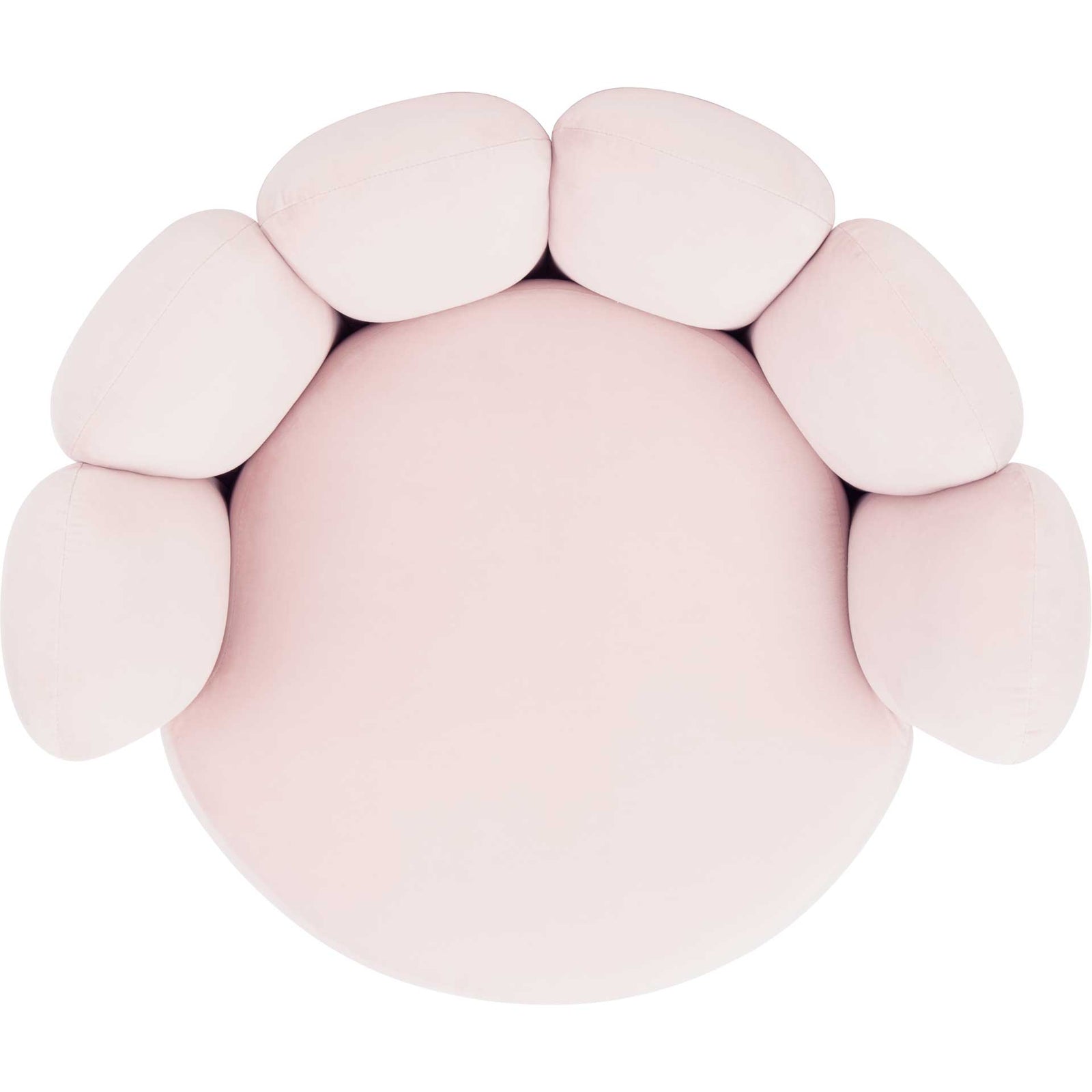 Arbor Channel Tufted Chair Light Pink