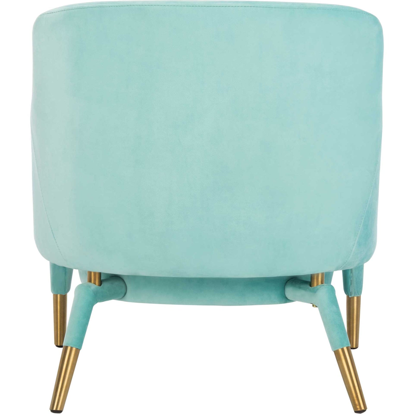 Tobias Velvet Arm Chair Aqua