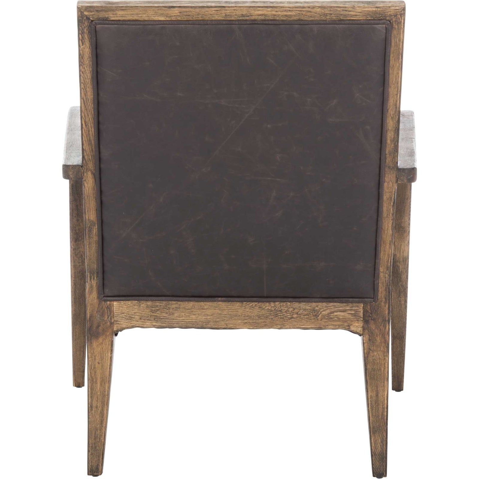 Rudy Mid-Century Accent Chair Dark Brown