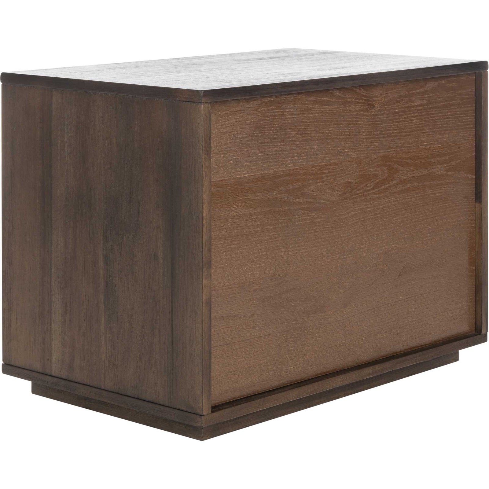 Magna 1 Drawer Nightstand Dark Chocolate