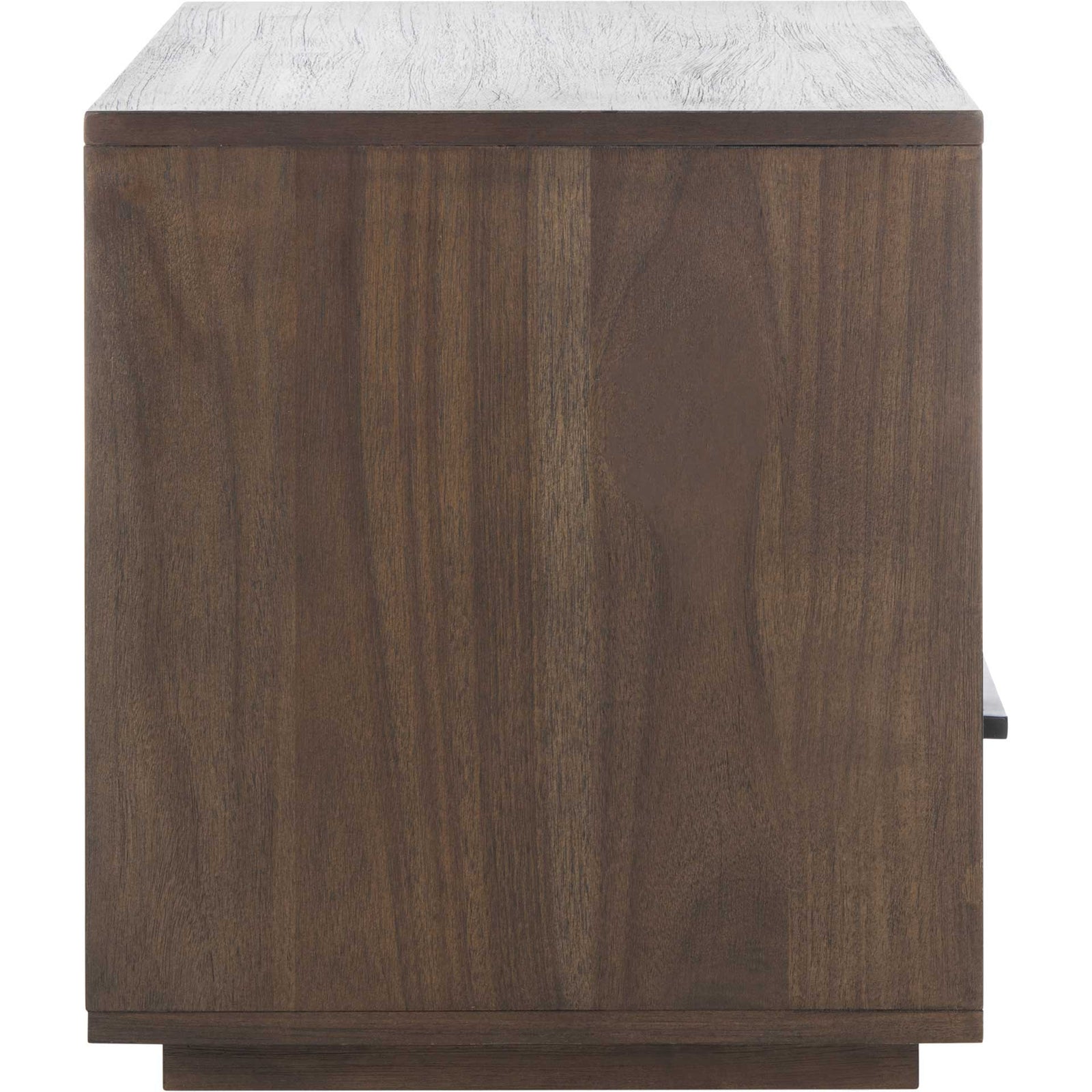 Magna 1 Drawer Nightstand Dark Chocolate