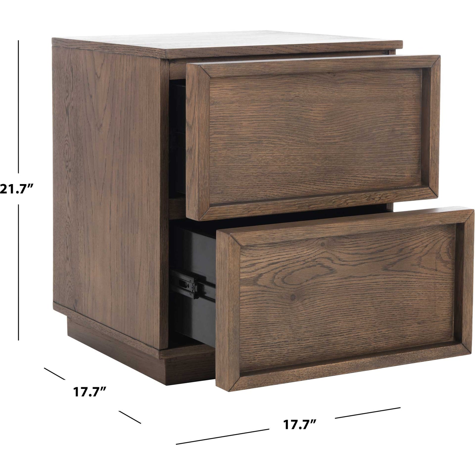 Zendaya 2 Drawer Nightstand Natural