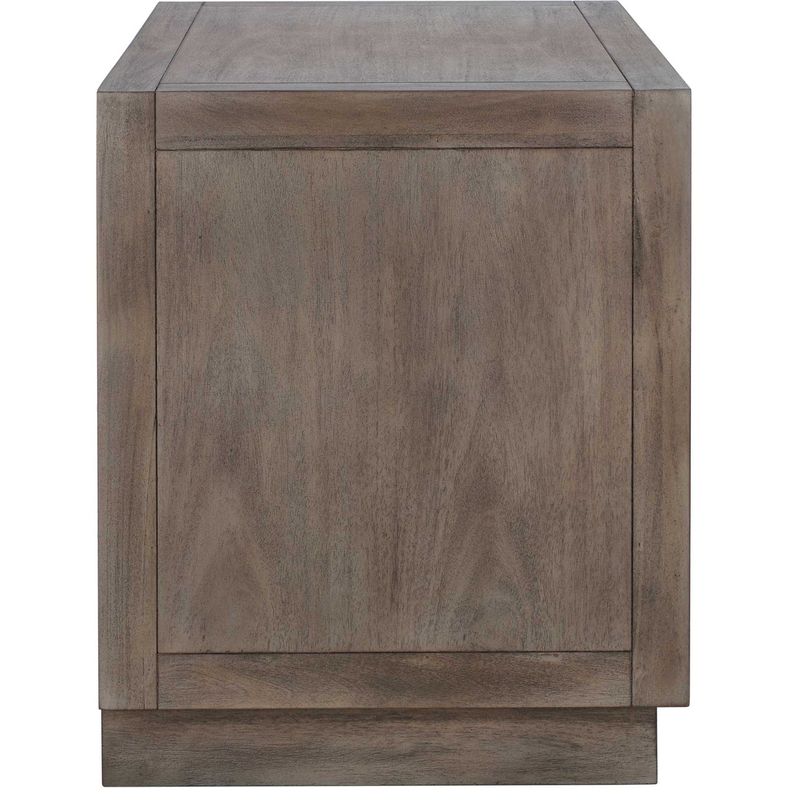 Sterling 2 Drawer Wood Nightstand Light Brown