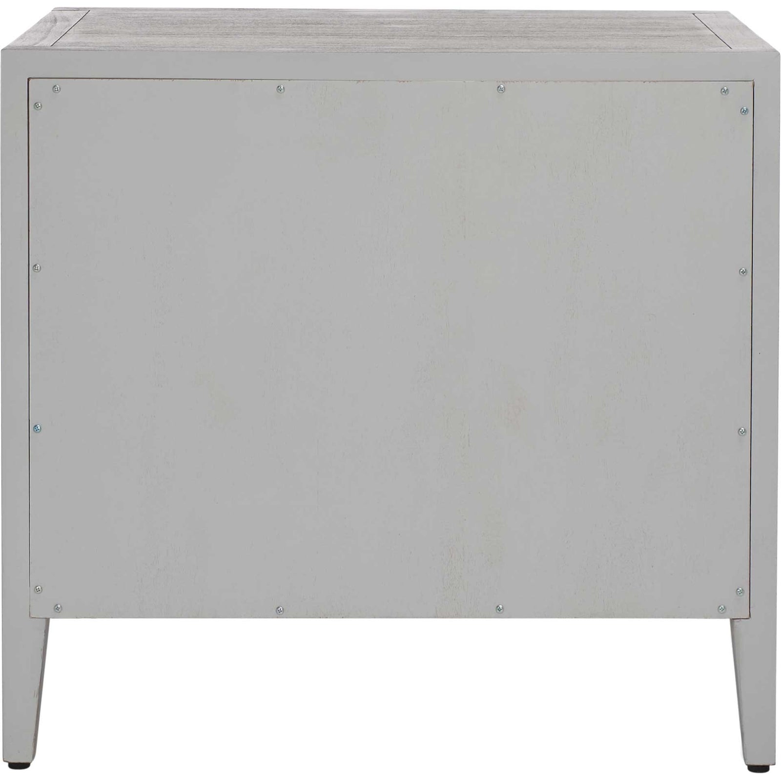 Arleana 1 Drawer Wood Nightstand Light Gray