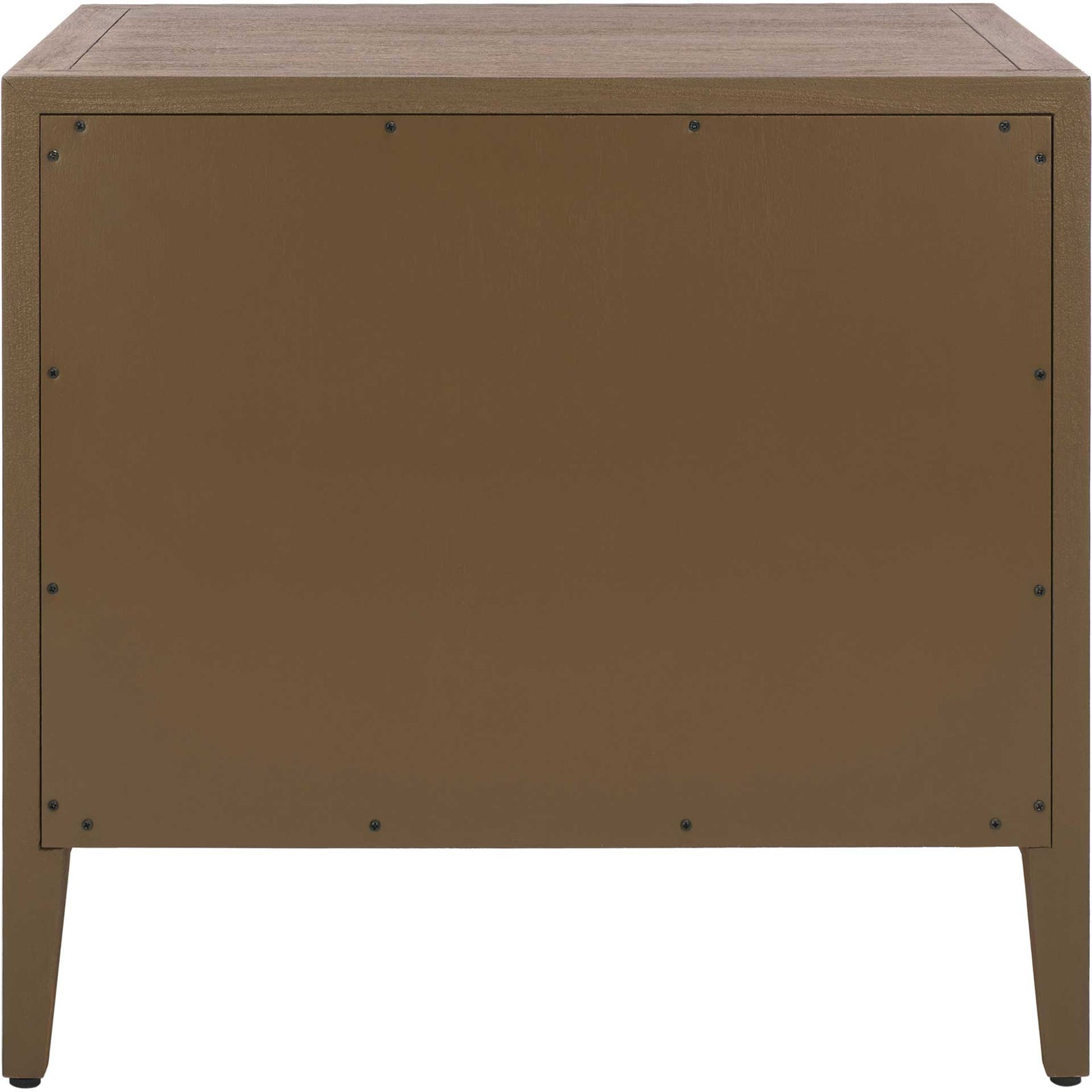Arleana 3 Drawer Wood Nightstand Brown