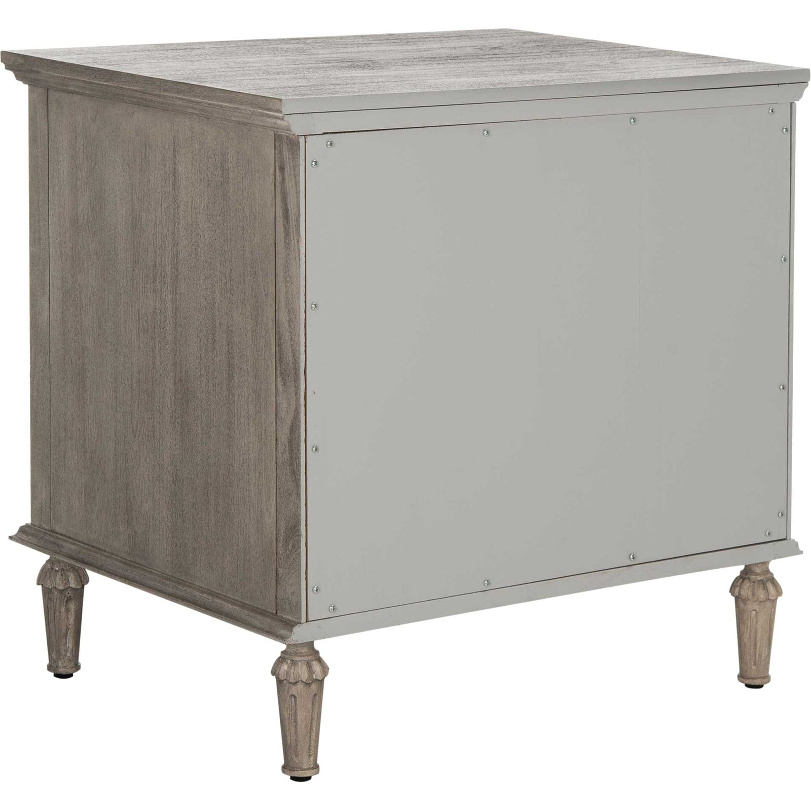 Lila 1 Drawer Wood Nightstand Light Gray
