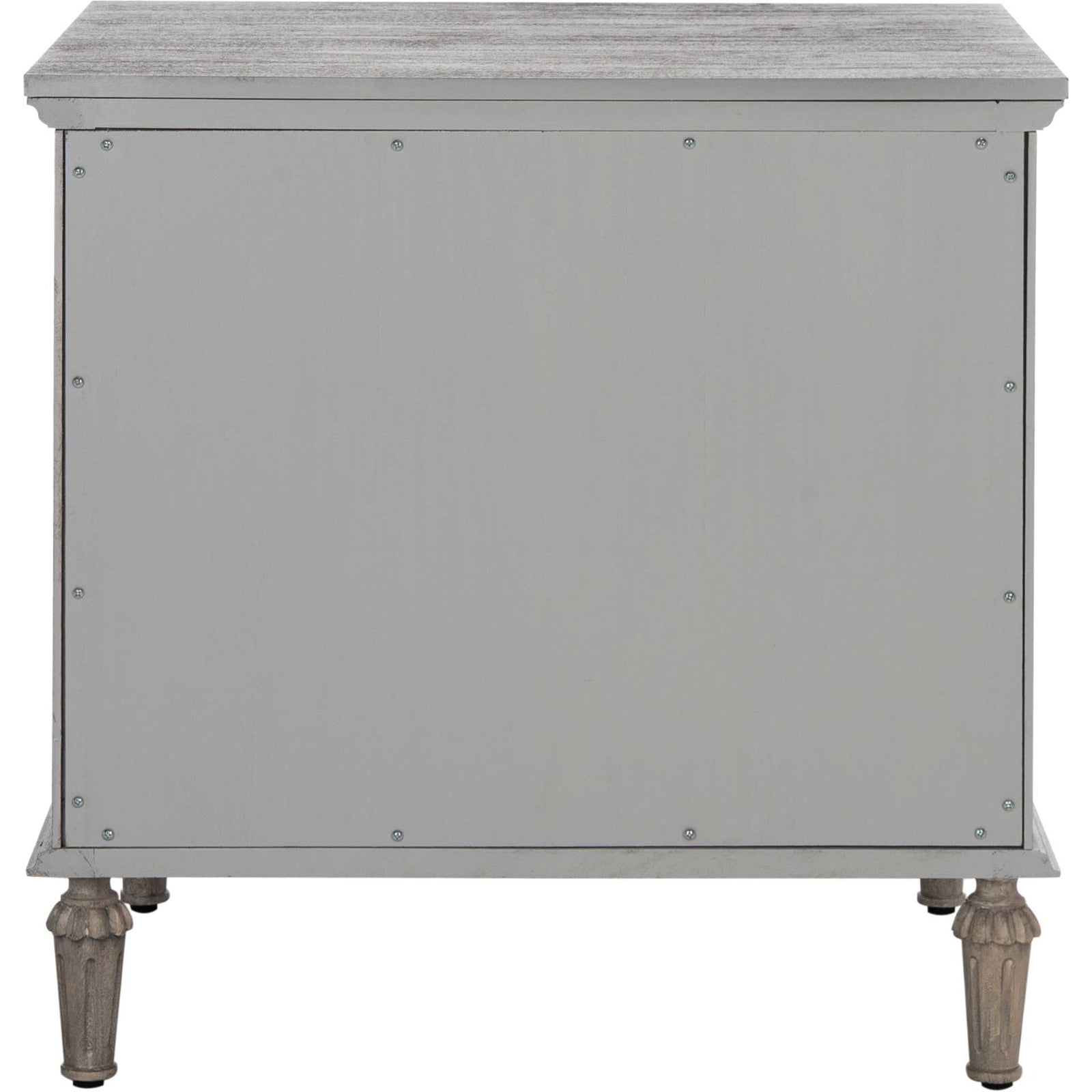 Lila 1 Drawer Wood Nightstand Light Gray