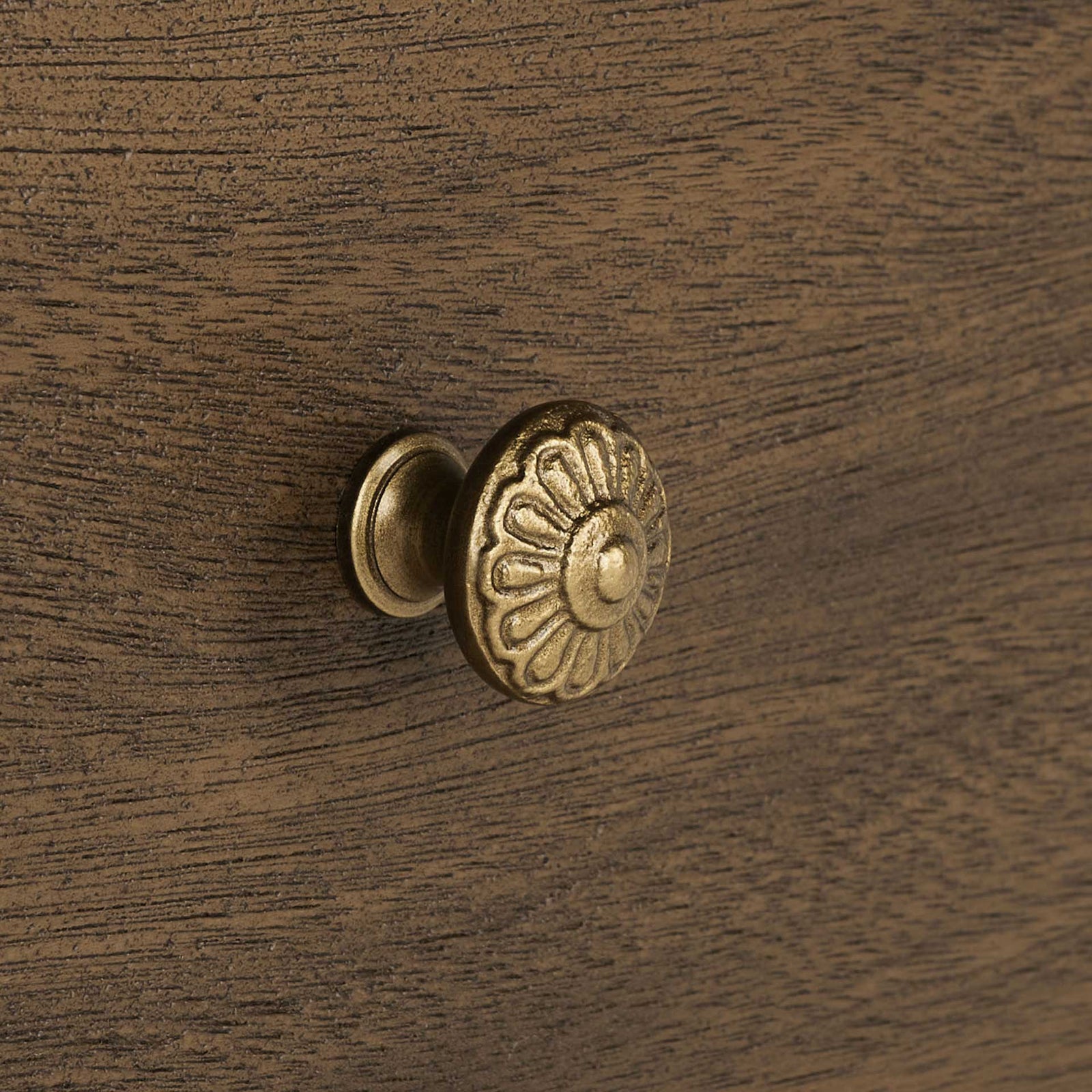 Alanis 3 Drawer Wood Nightstand Brown