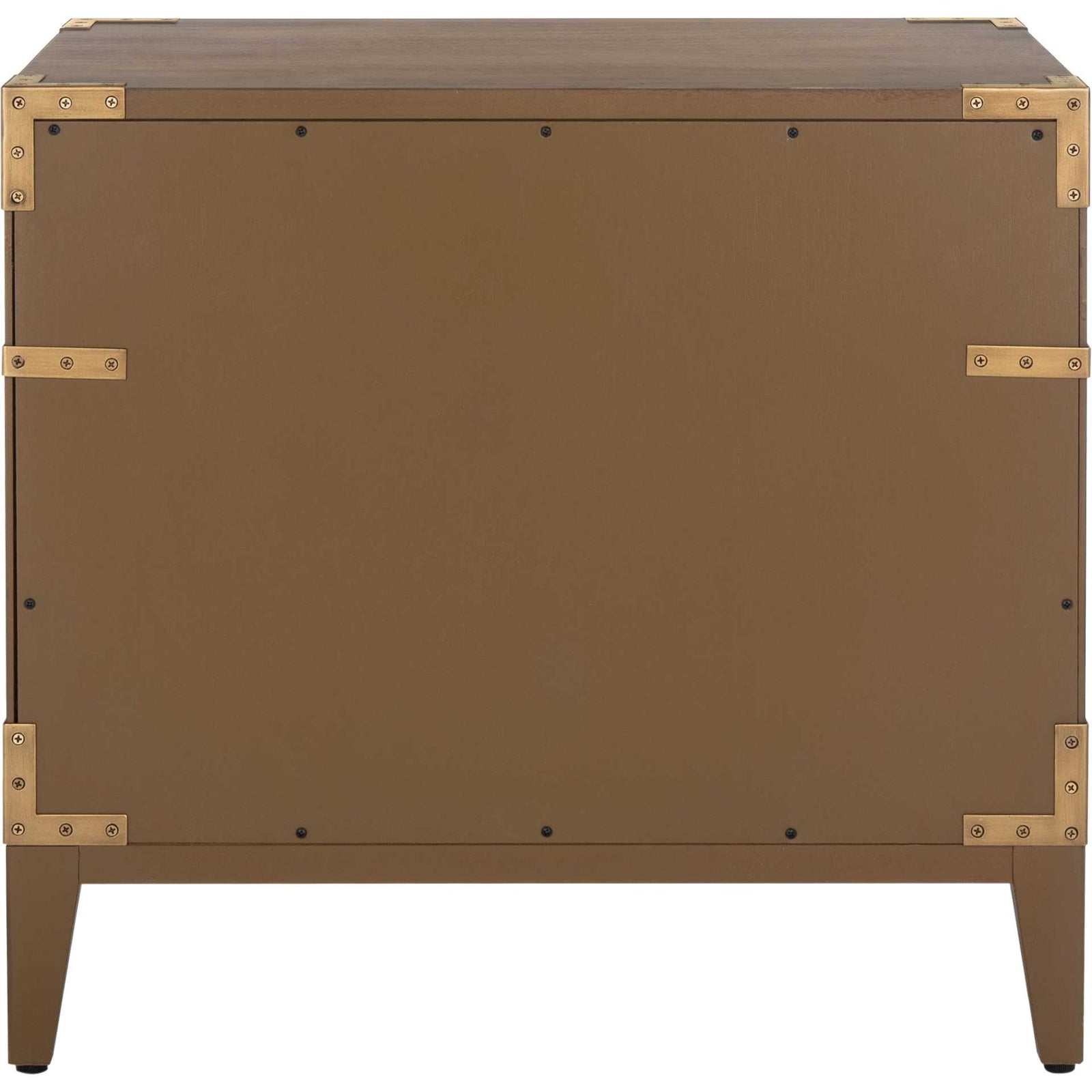 Nico 1 Drawer Wood Nightstand Brown