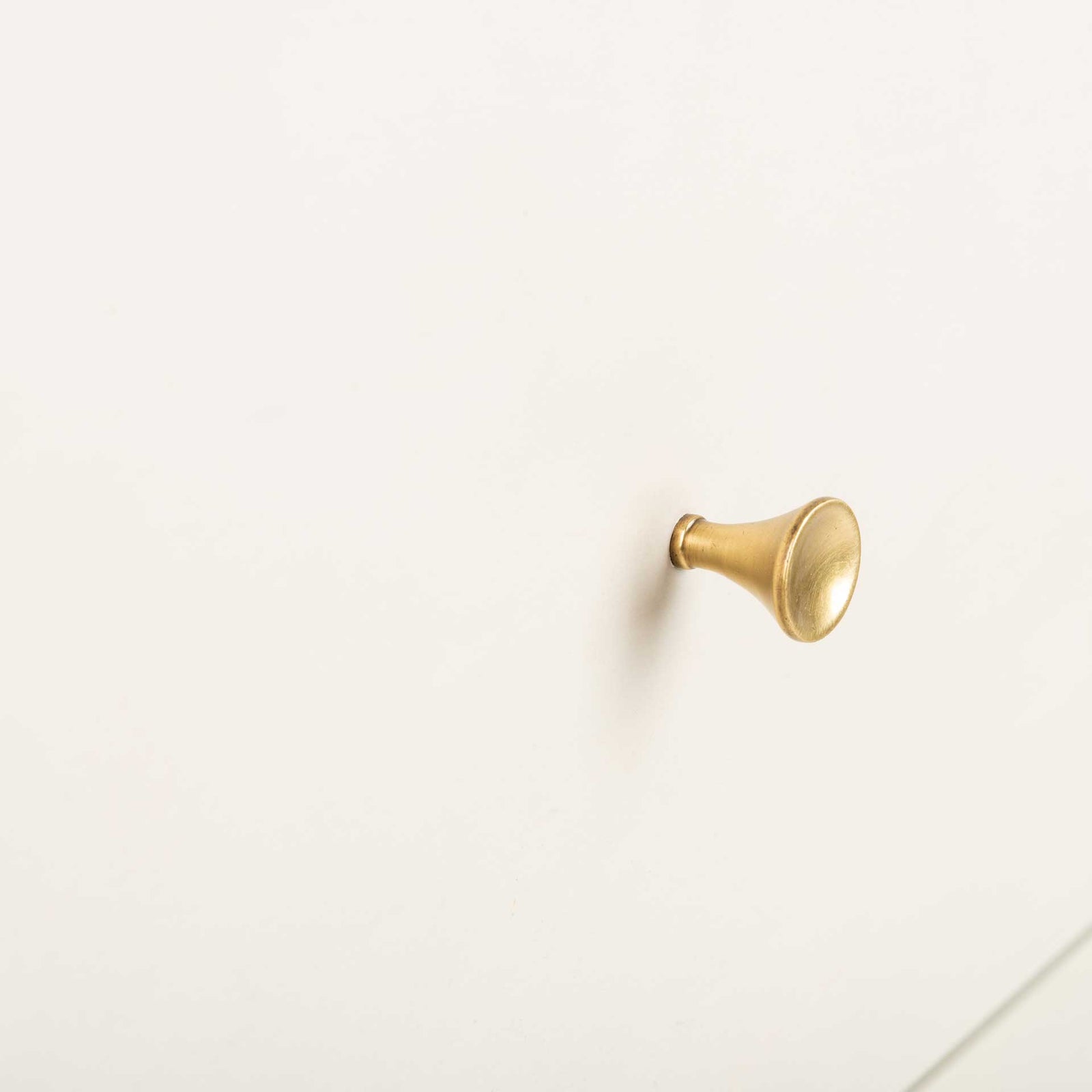 Chart 2 Drawer Nightstand White/Gold