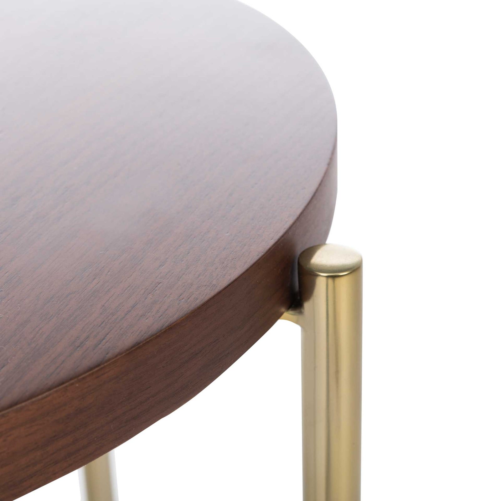 Caden End Table Natural/Gold