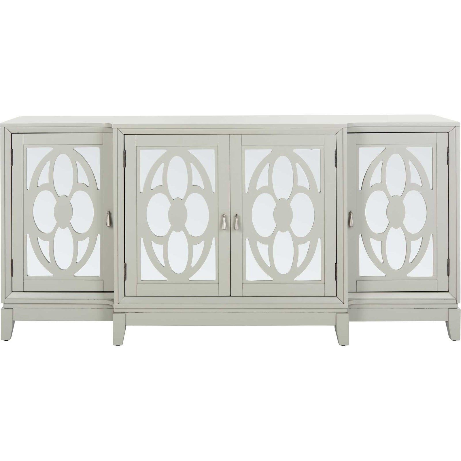 Makani Mirrored Sideboard Gray