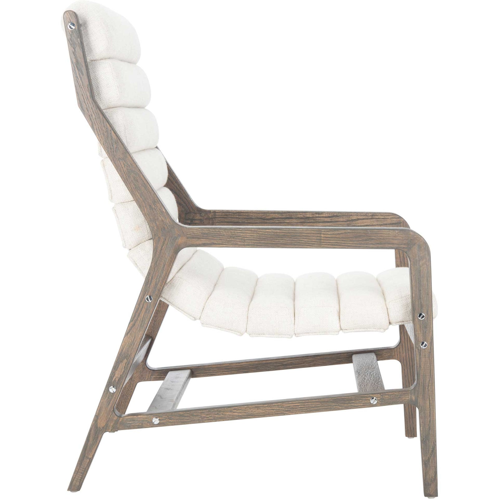 Delegation Channel Tufted Chair White