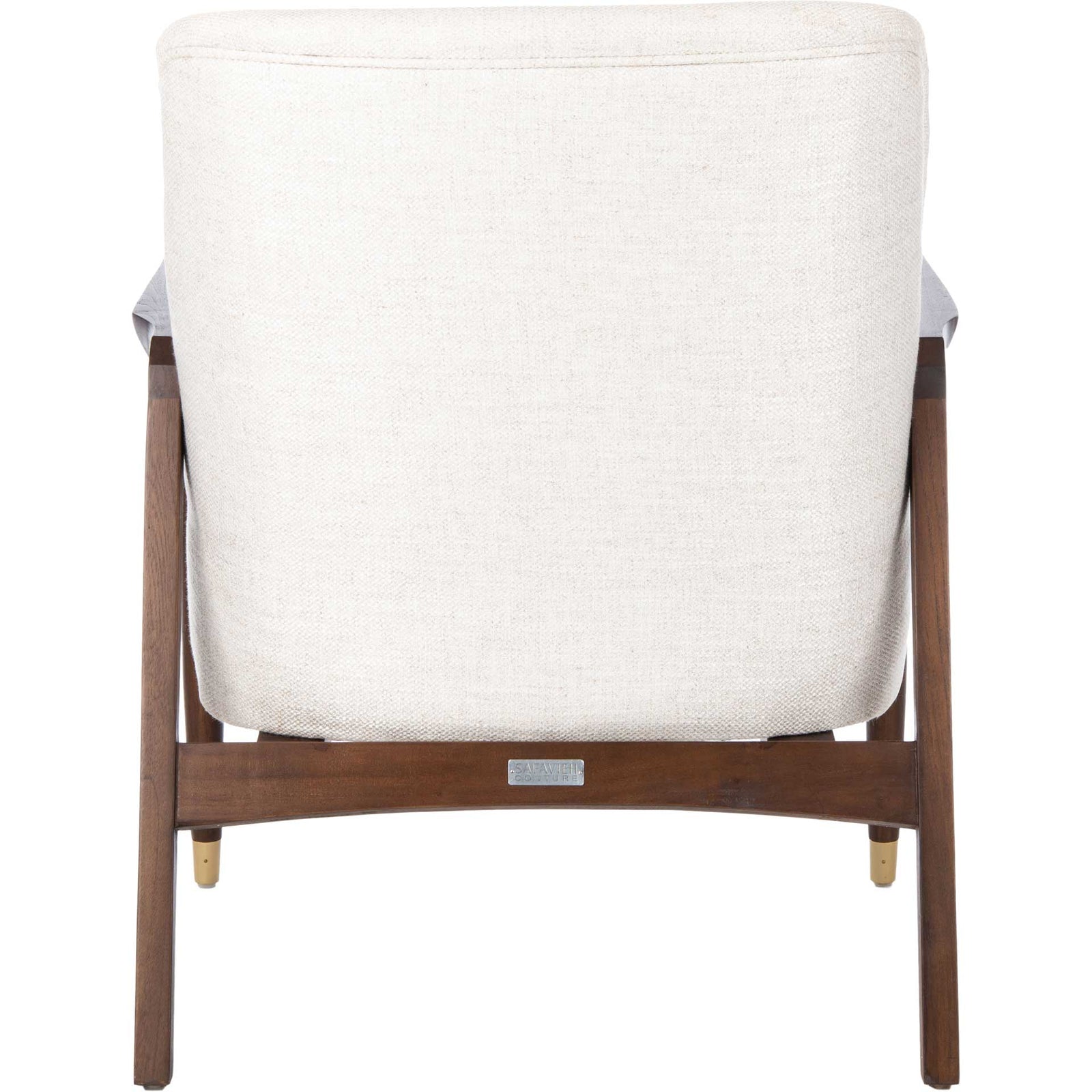 Flourish Mid-Century Accent Chair Cream
