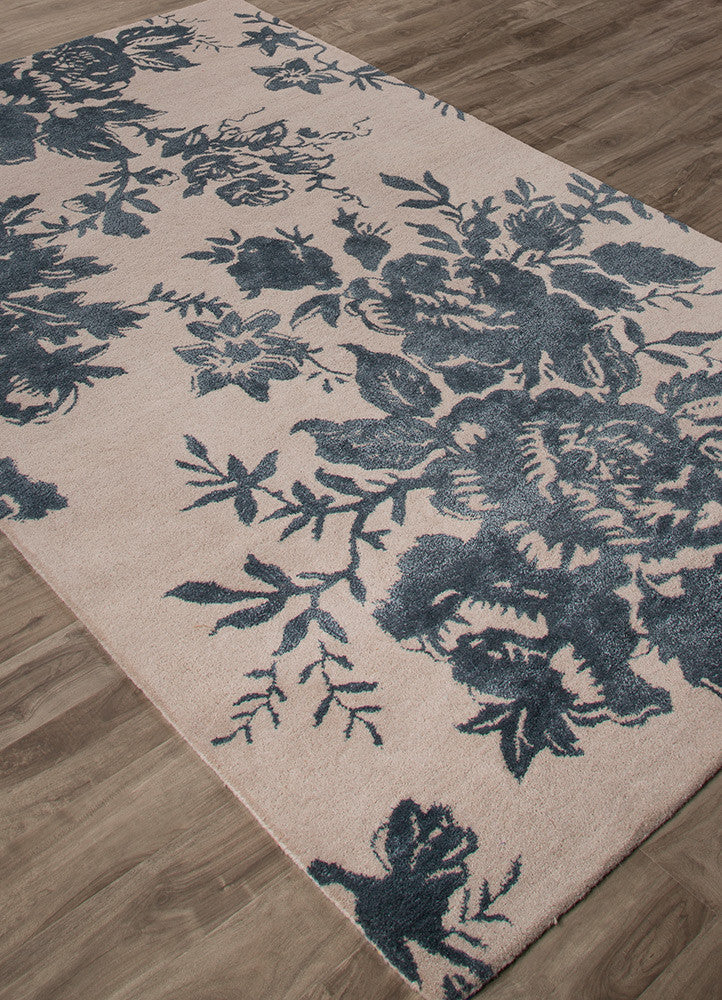 Shadow Dora Oyster Gray/Mallard Blue Area Rug