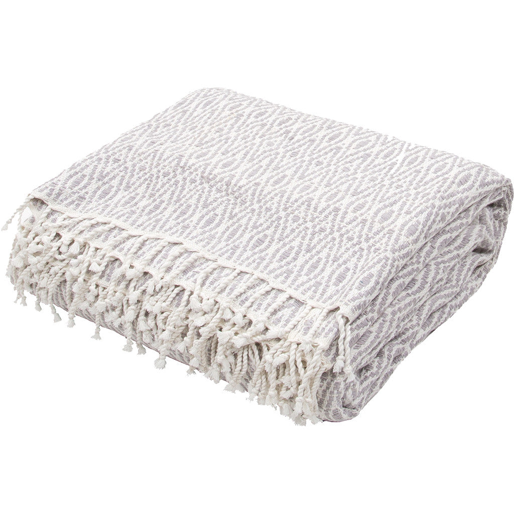 Spirit Opal Gray/Cloud Dancer Throw