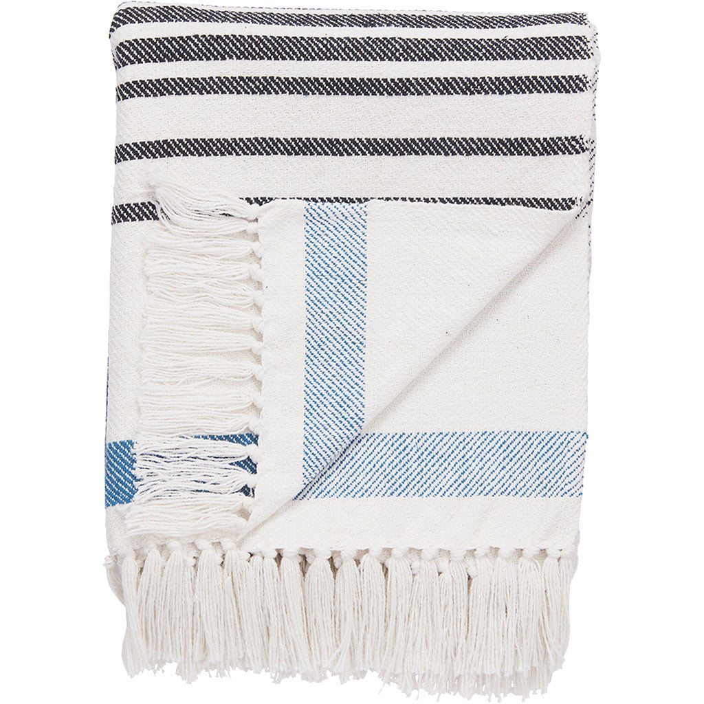 Spirit Cloud Dancer/Dark Navy Throw