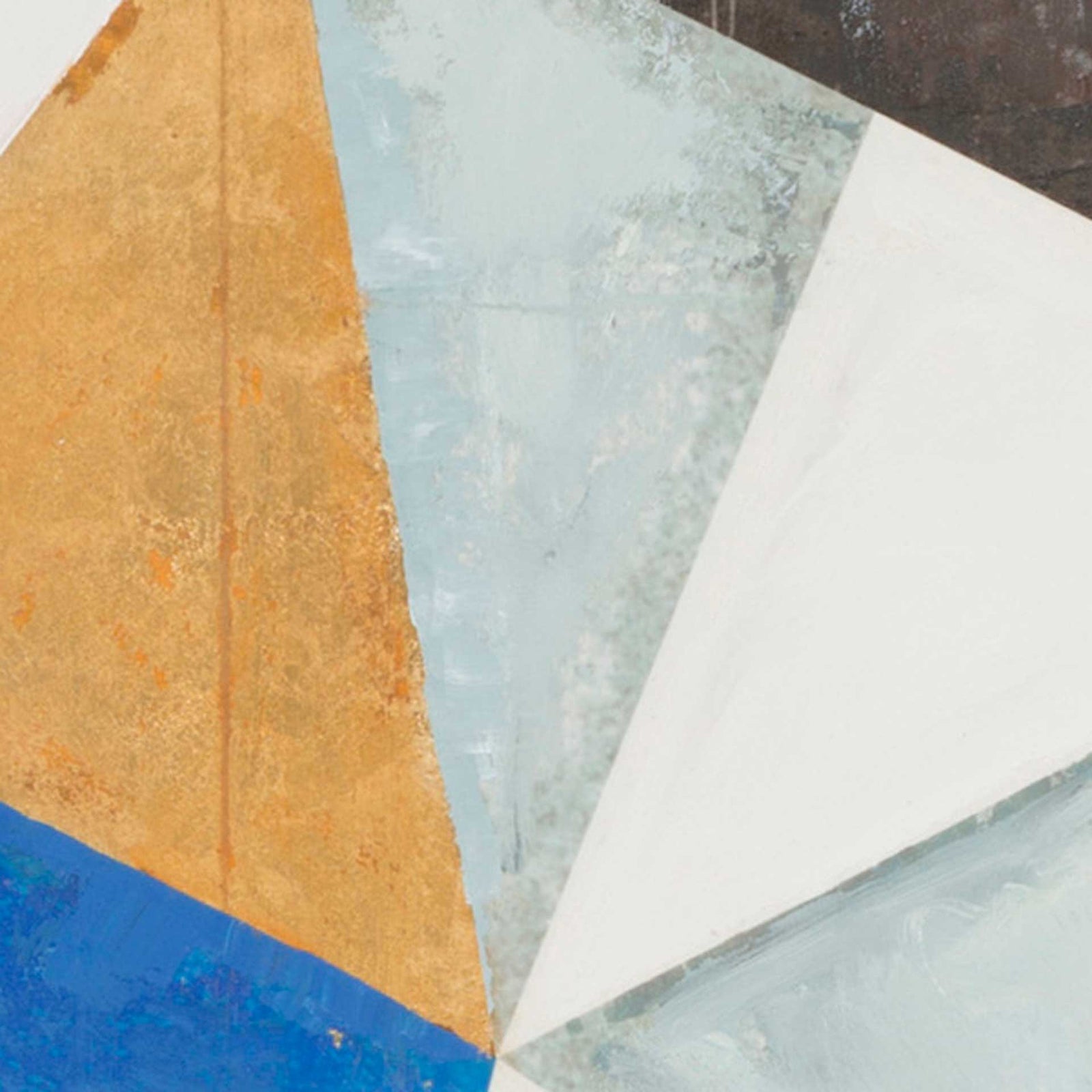 Triangle Blue Wall Art