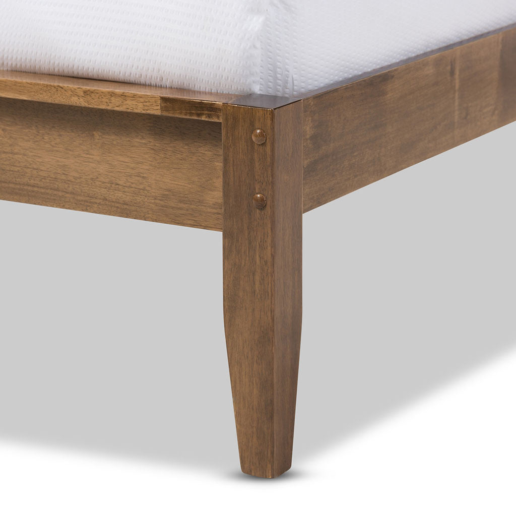 Dolce Platform Bed Walnut