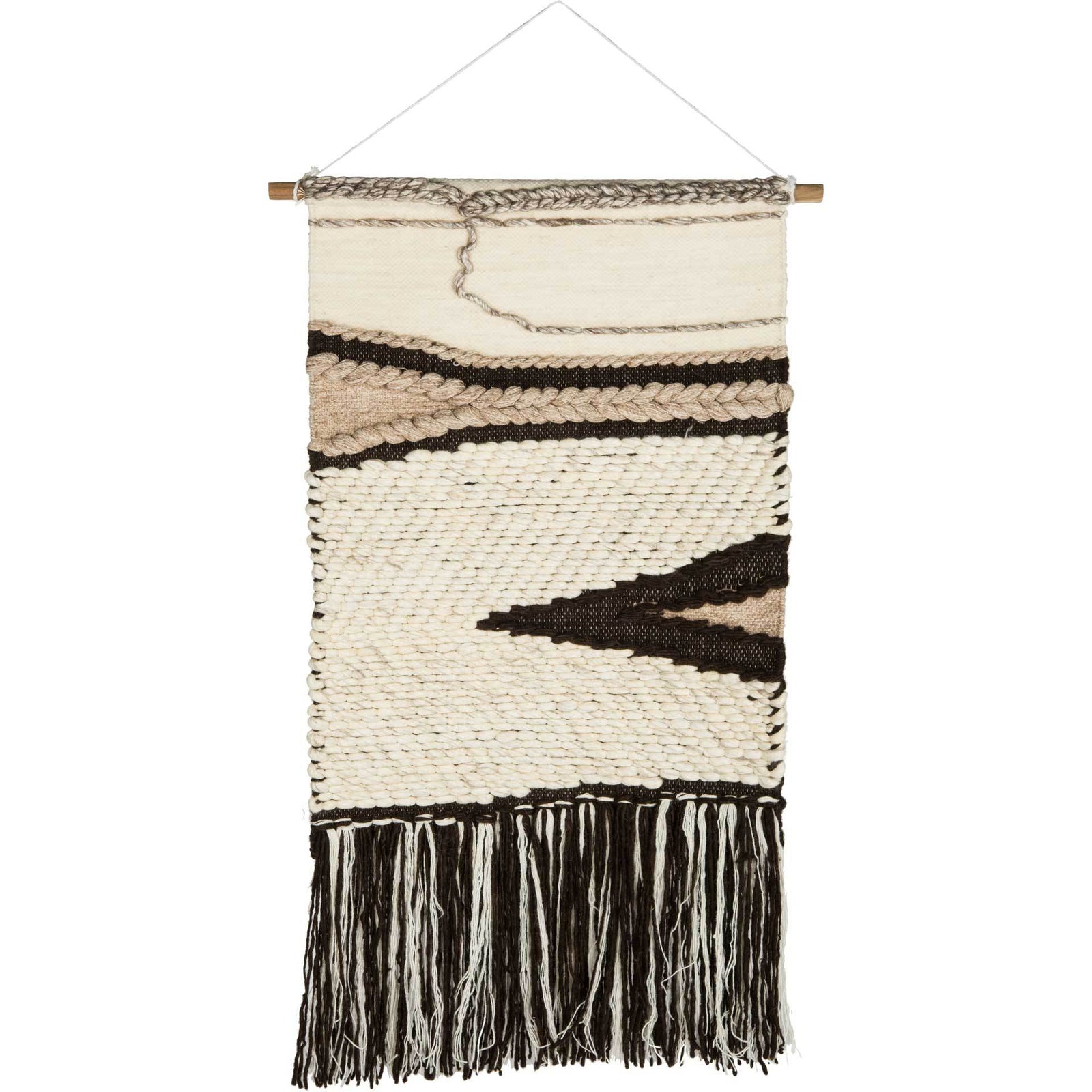 Seattle Woven Wall Art Beige/Brown