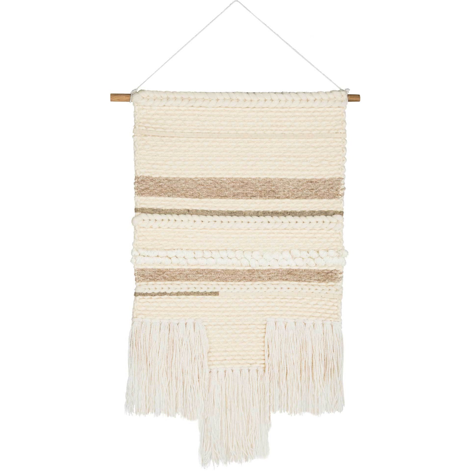 Seattle Woven Wall Art Ivory/Beige