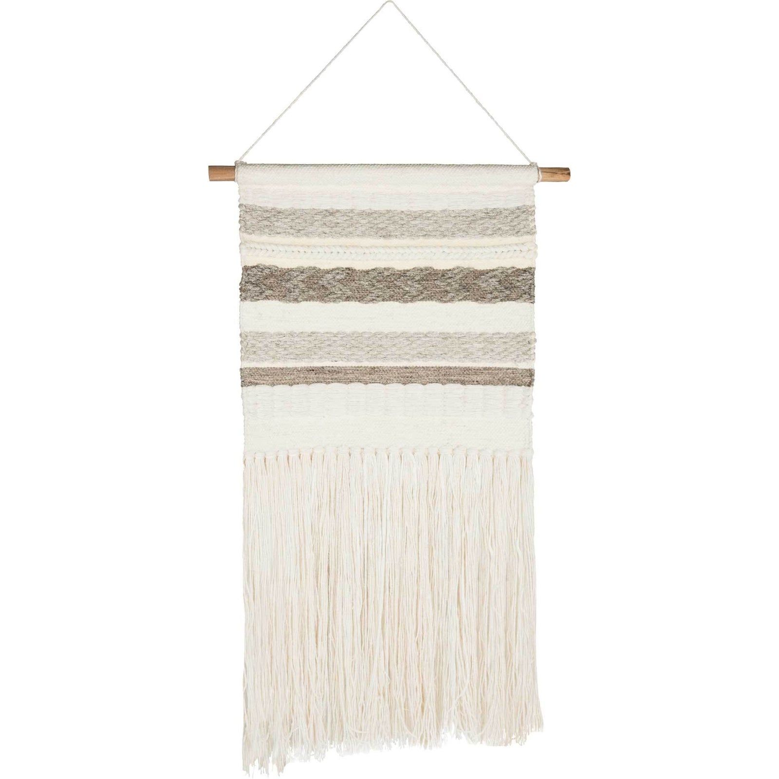 Seattle Woven Wall Art Ivory/Gray