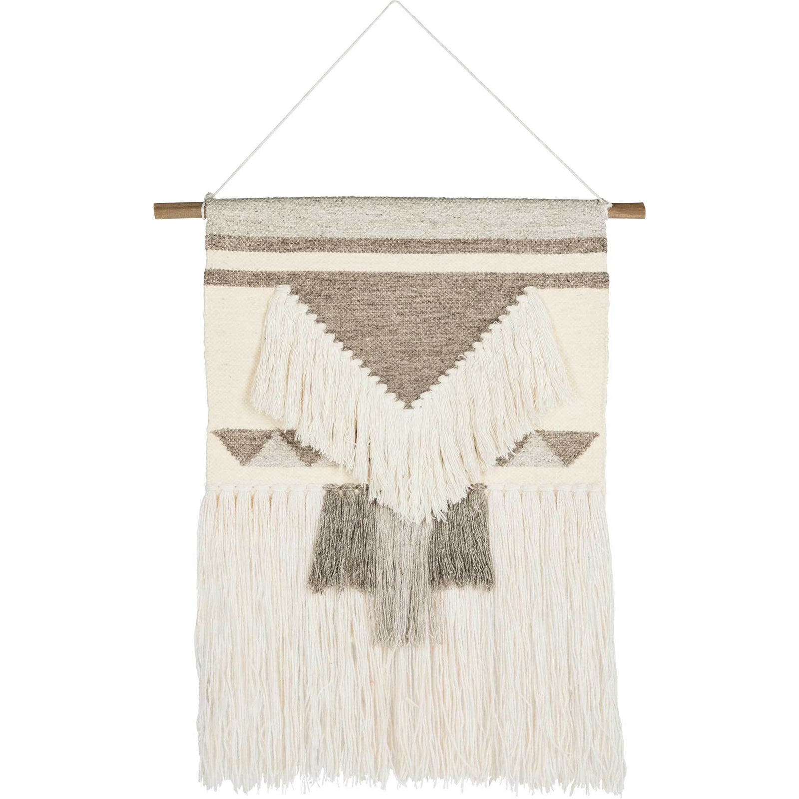 Seattle Woven Wall Art Ivory/Brown