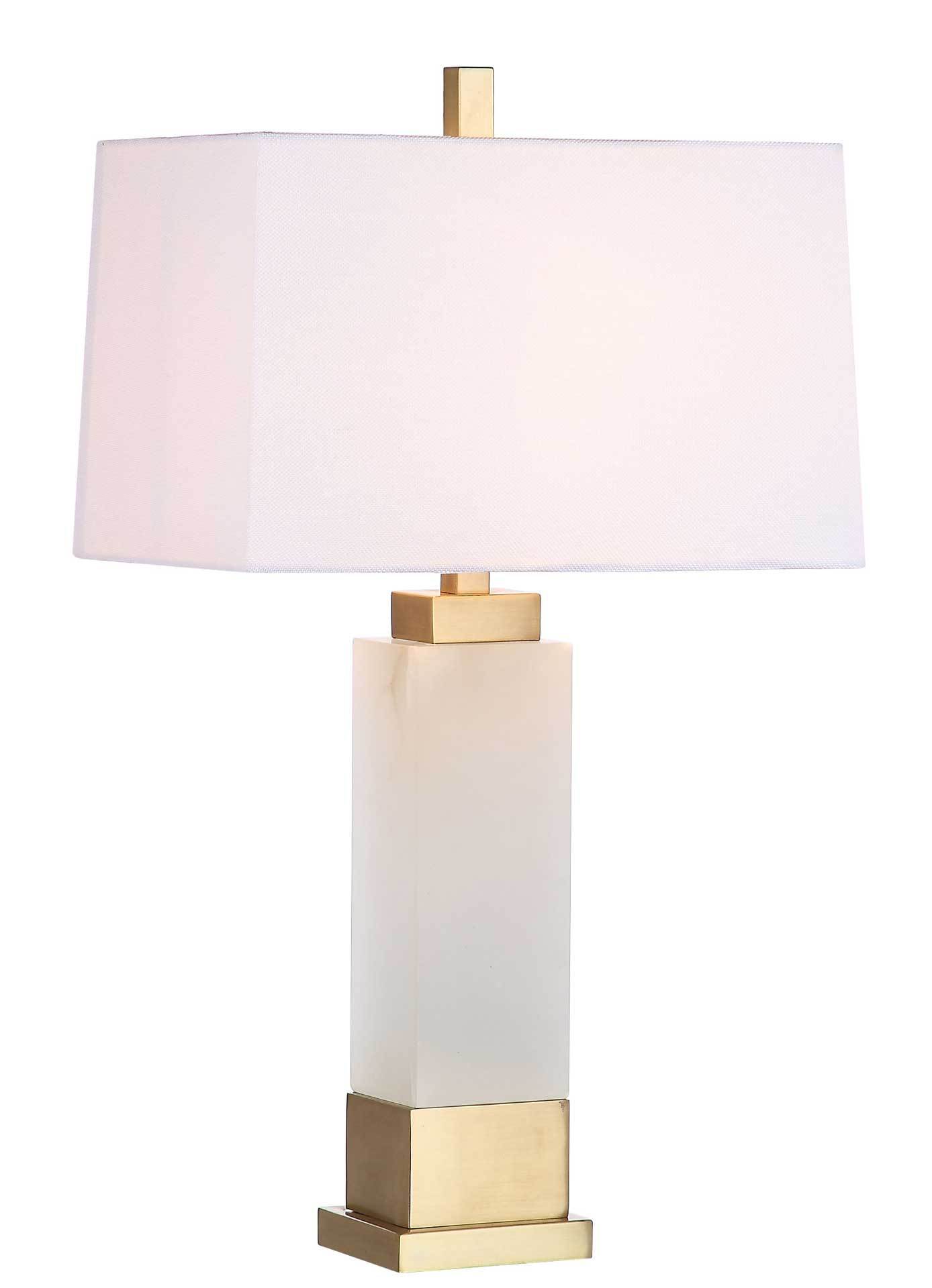 Roderick Alabaster Table Lamp White/Gold