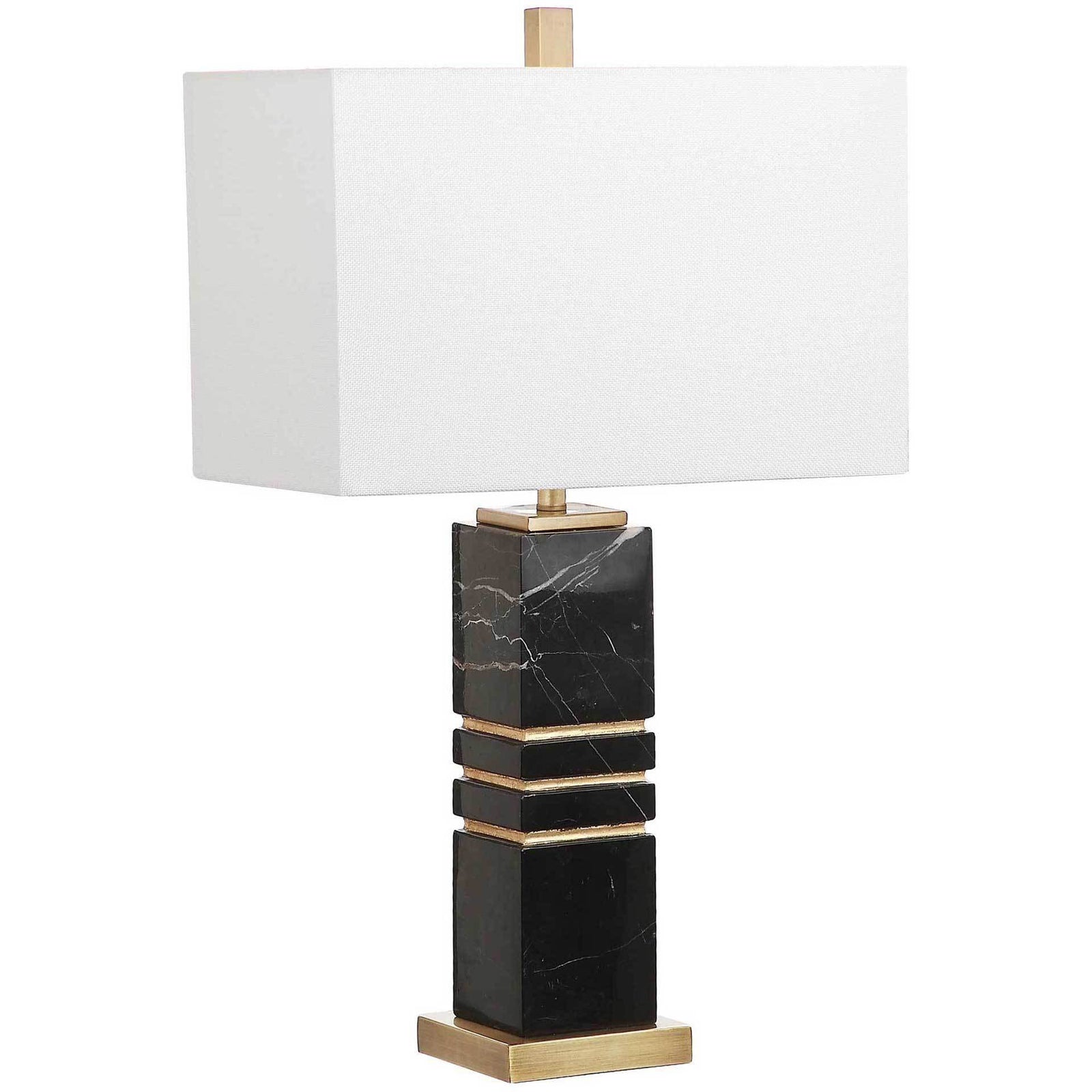 Jacob Marble Table Lamp Black/Gold