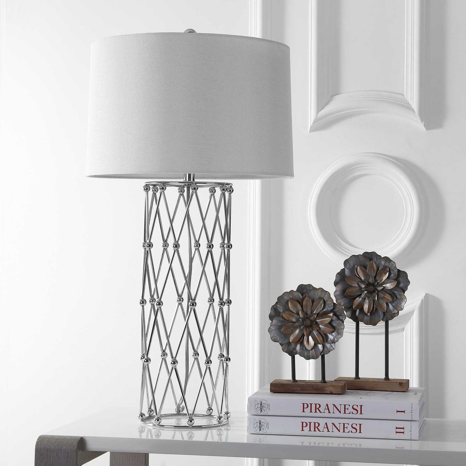 Lizbeth Table Lamp Silver