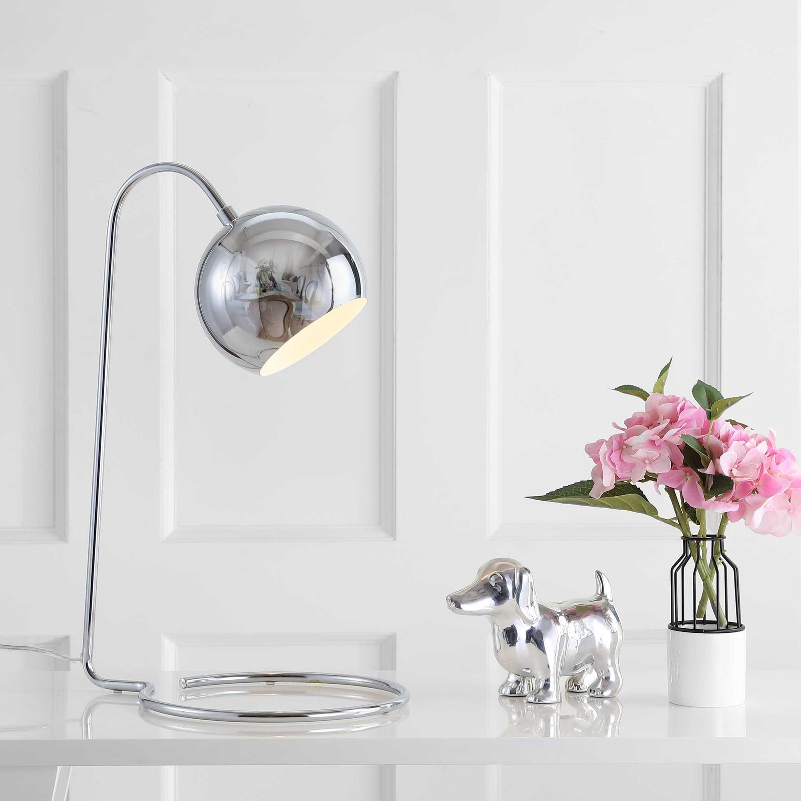 Jacqueline Table Lamp Chrome