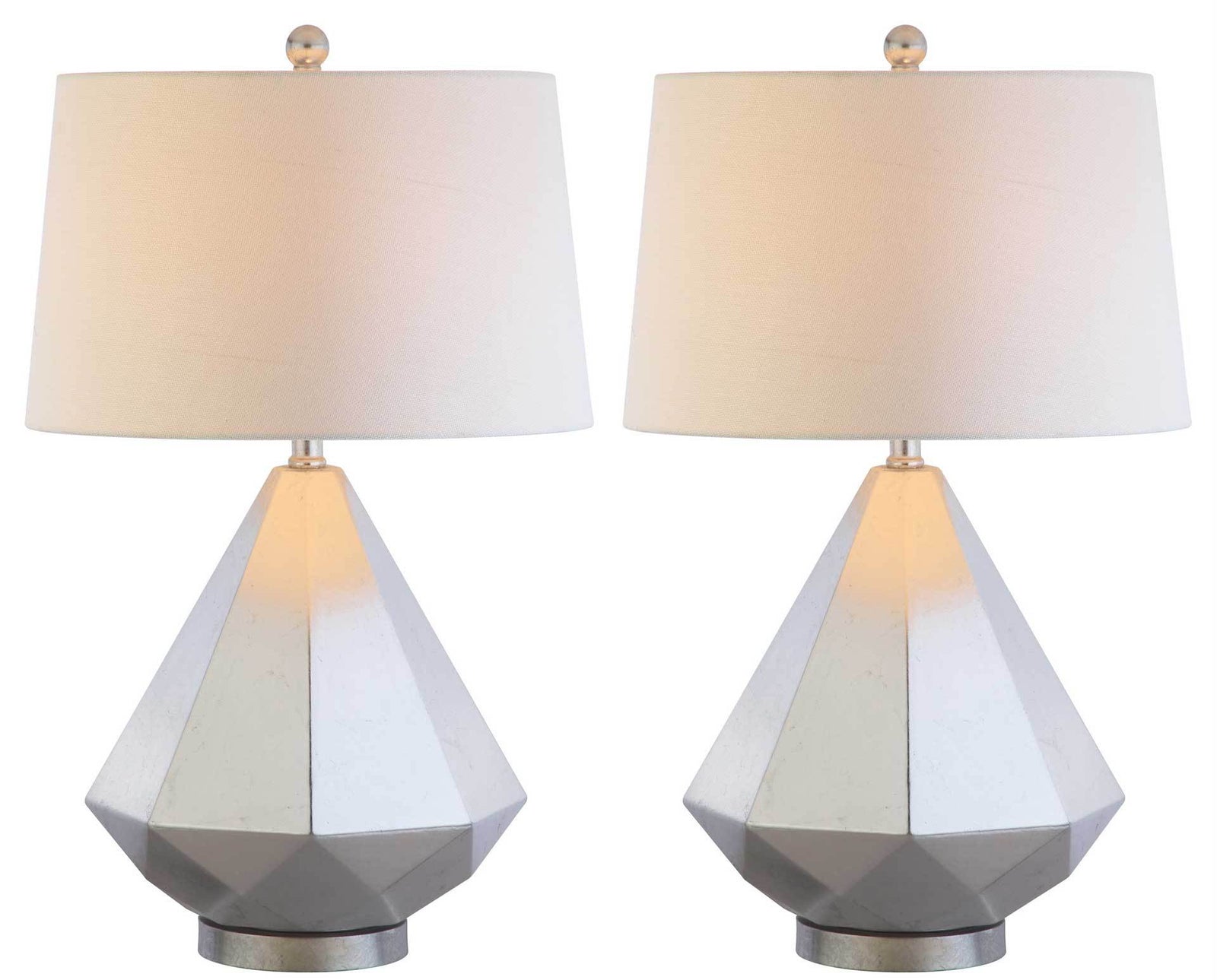 Twila Table Lamp Silver Leaf (Set of 2)