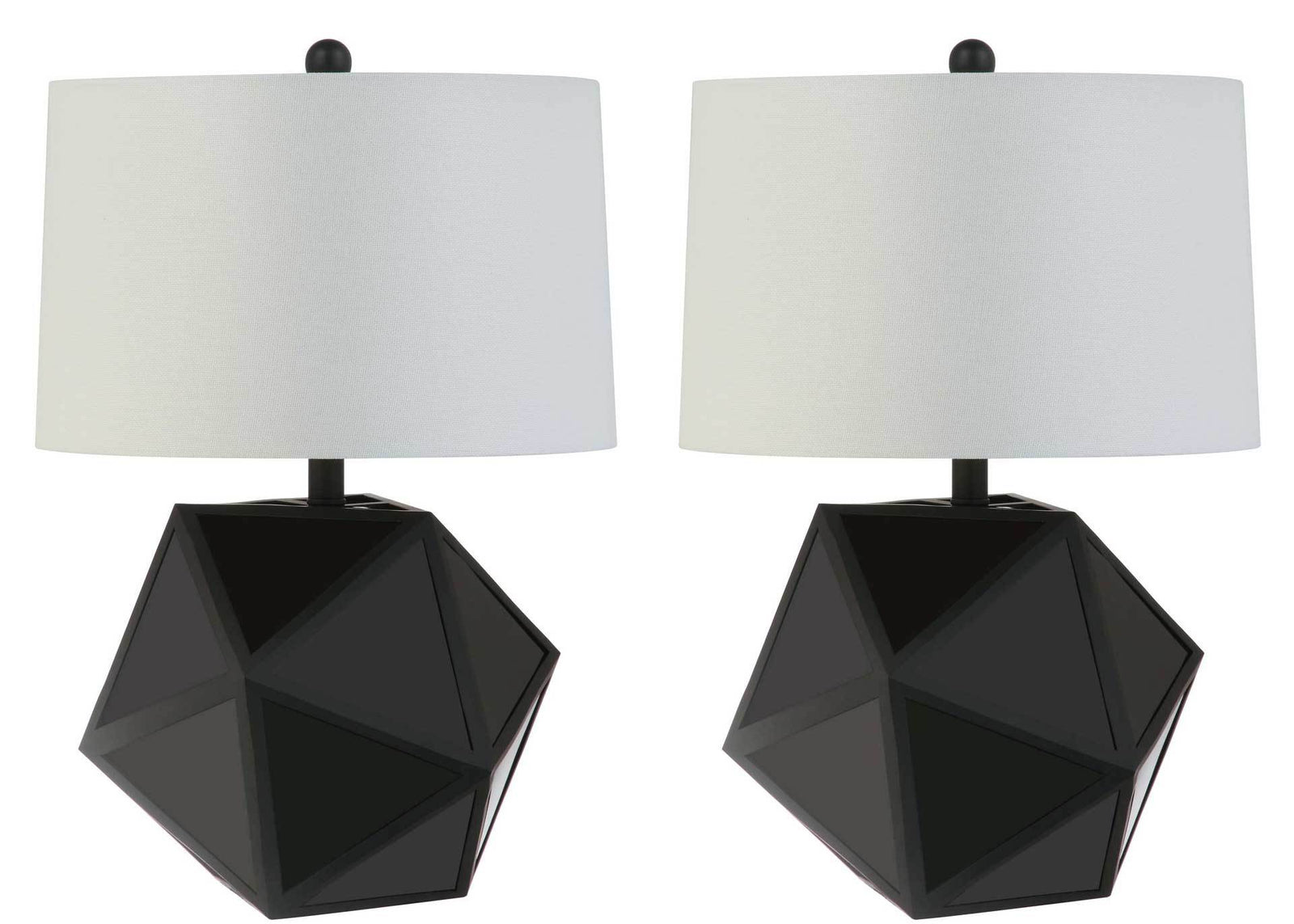 Brentley Table Lamp Black (Set of 2)