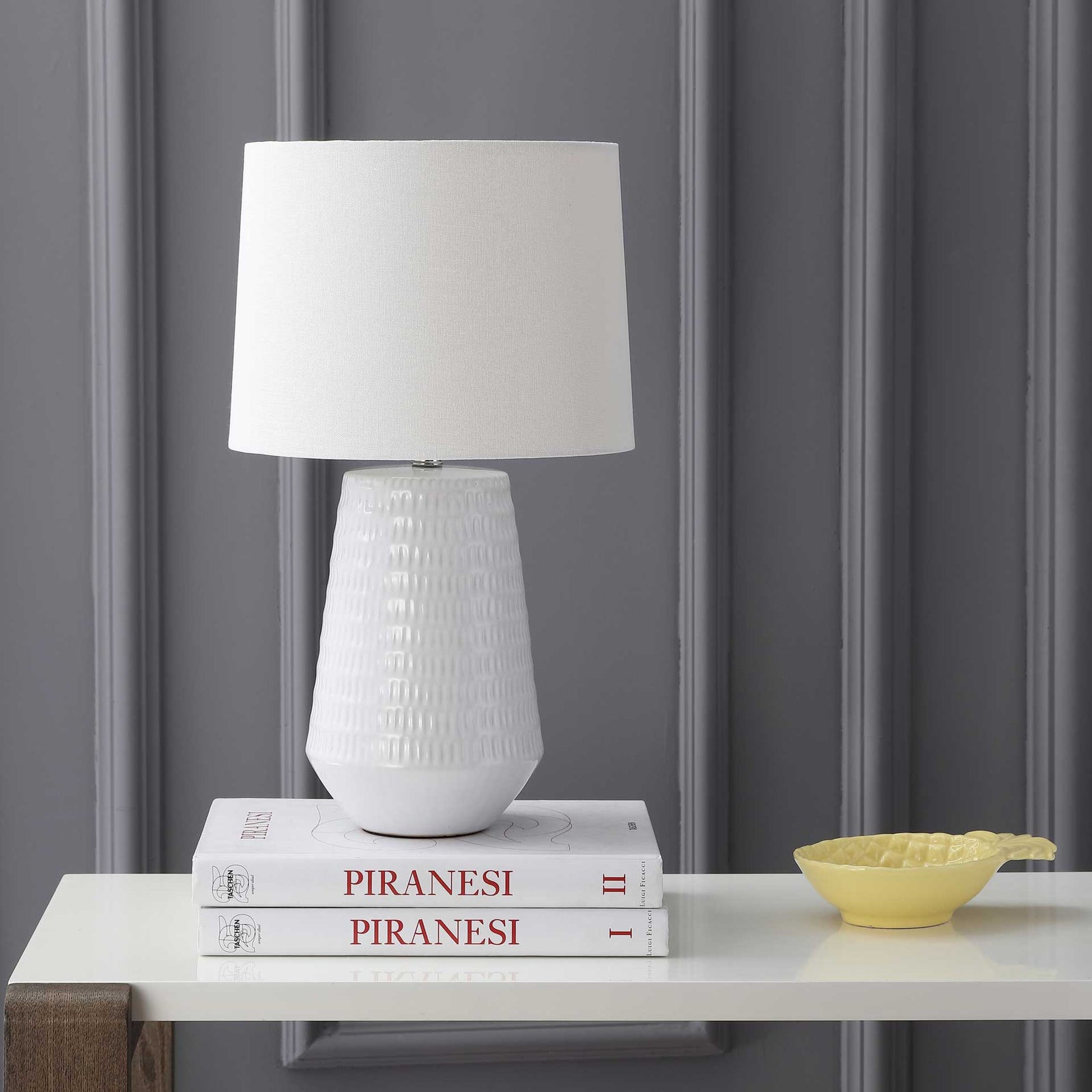 Steer Table Lamp White