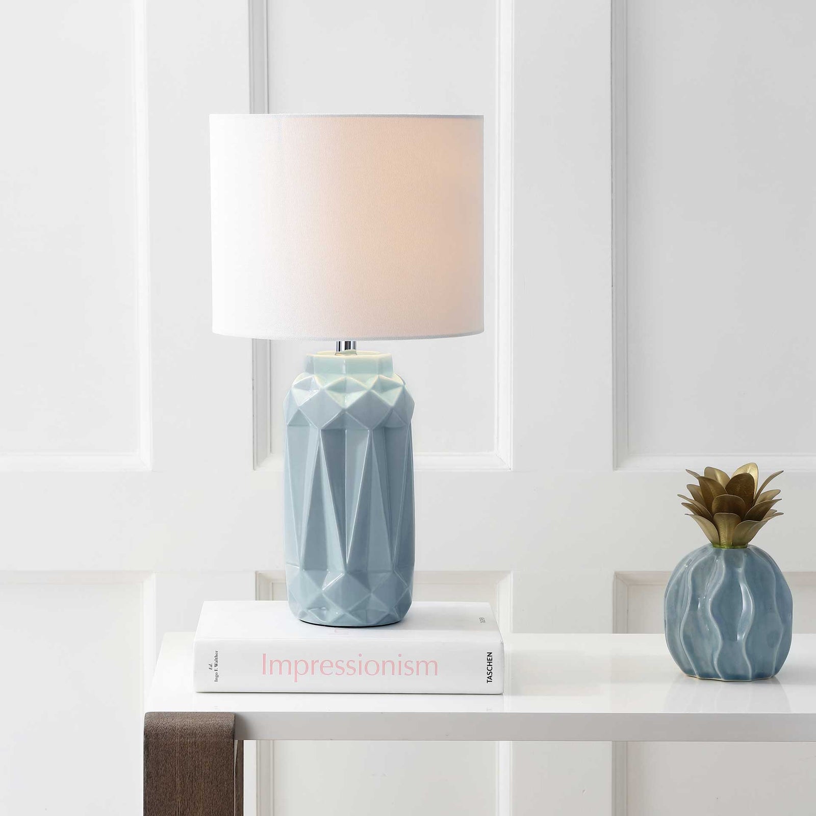 Keaton Table Lamp Light Blue