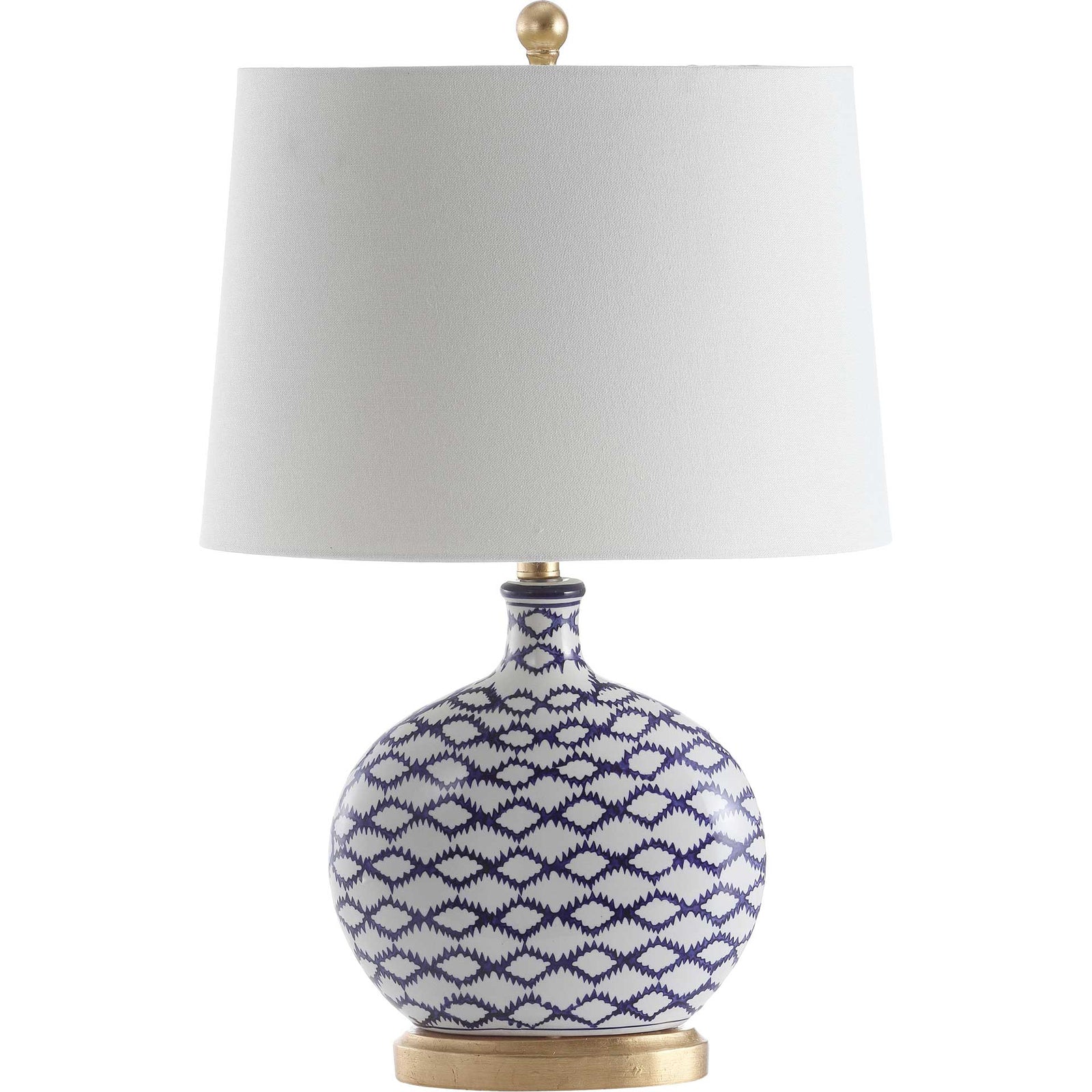 Madurai Table Lamp Blue/White