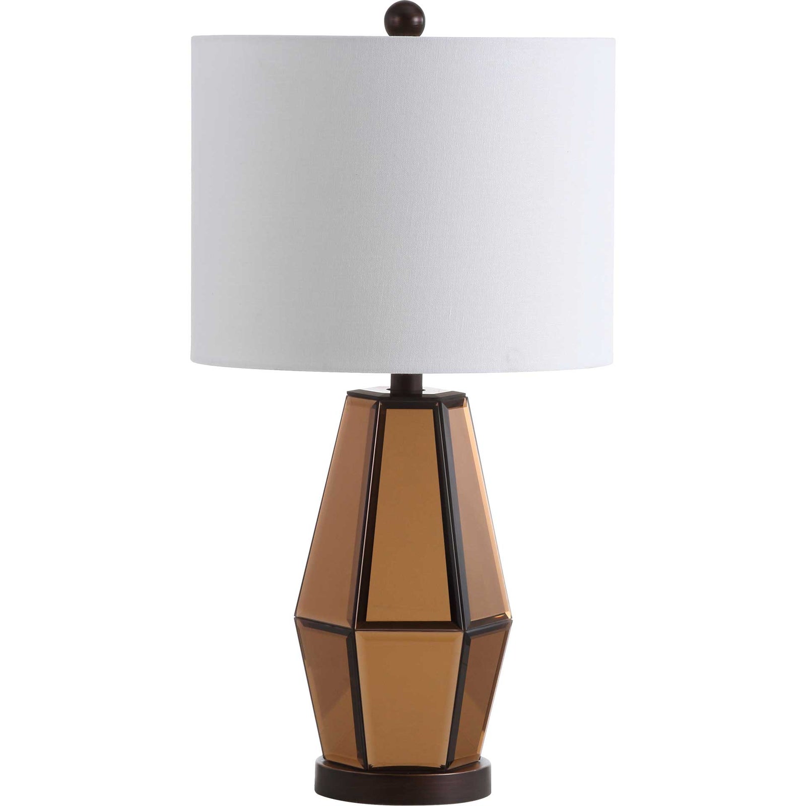 Amish Table Lamp Copper/Dark Brown