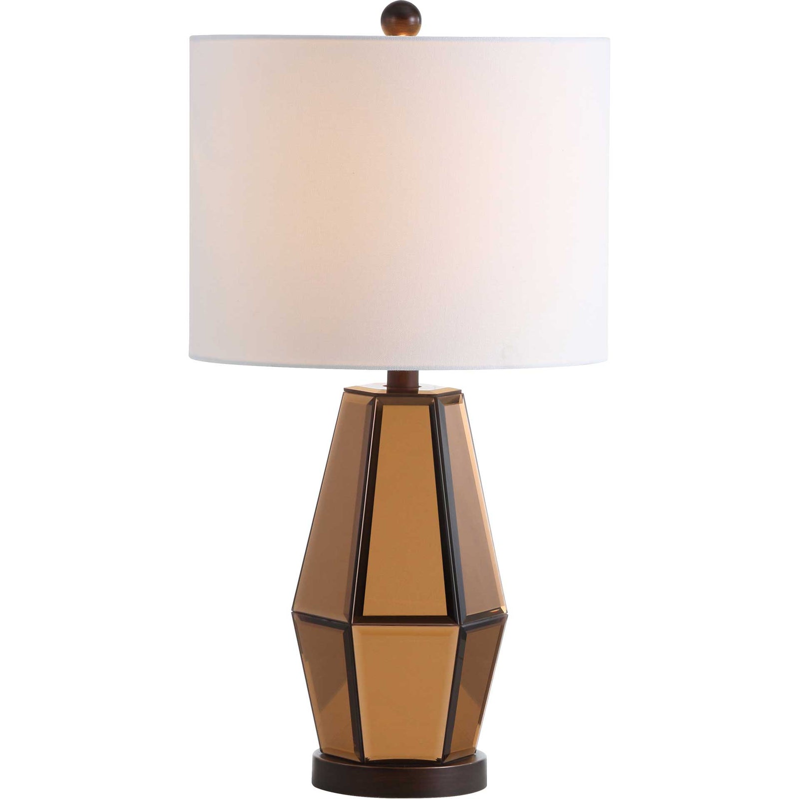 Amish Table Lamp Copper/Dark Brown