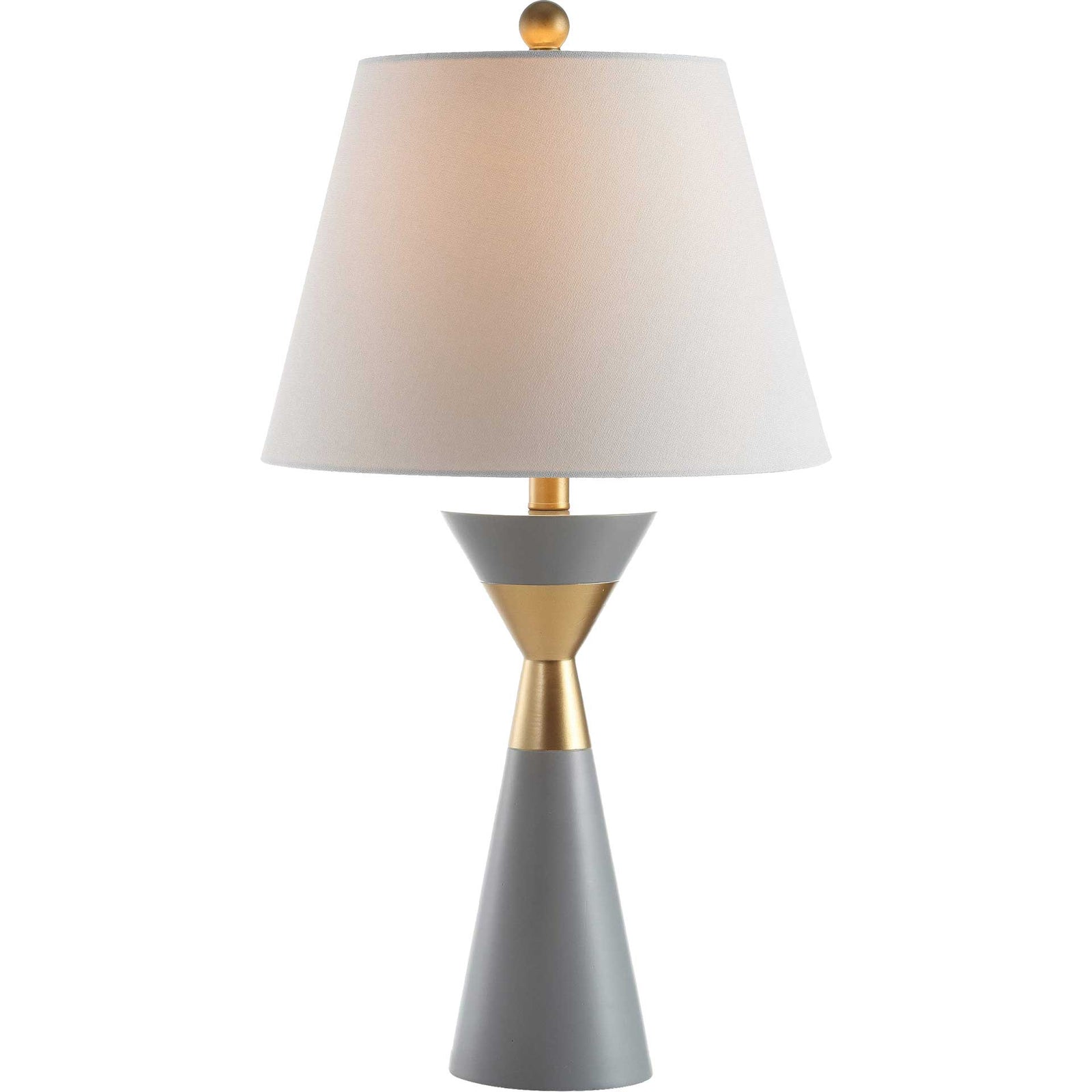 Lippa Table Lamp Gray/Gold (Set of 2)