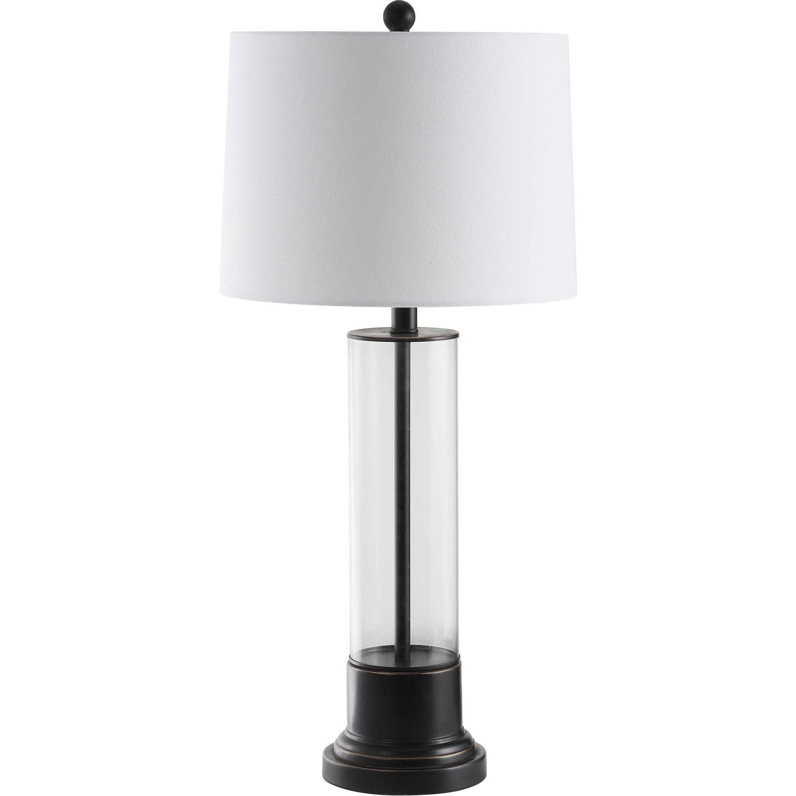 Jaxon Table Lamp Black/Clear (Set of 2)
