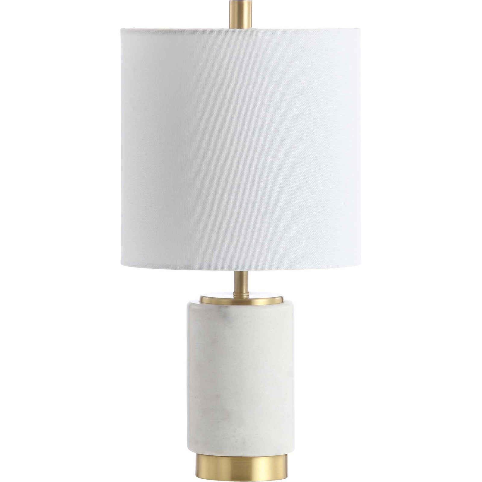 Dara Table Lamp White/Brass Gold