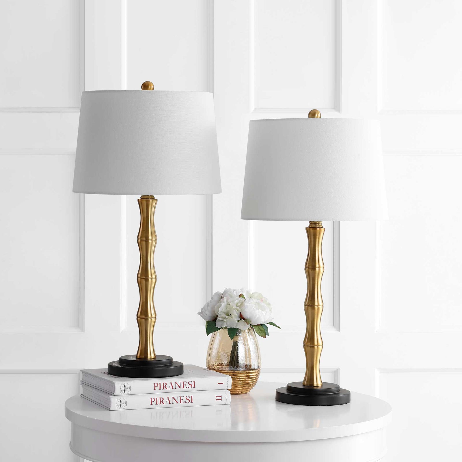 Kori Table Lamp Antique Brass (Set of 2)
